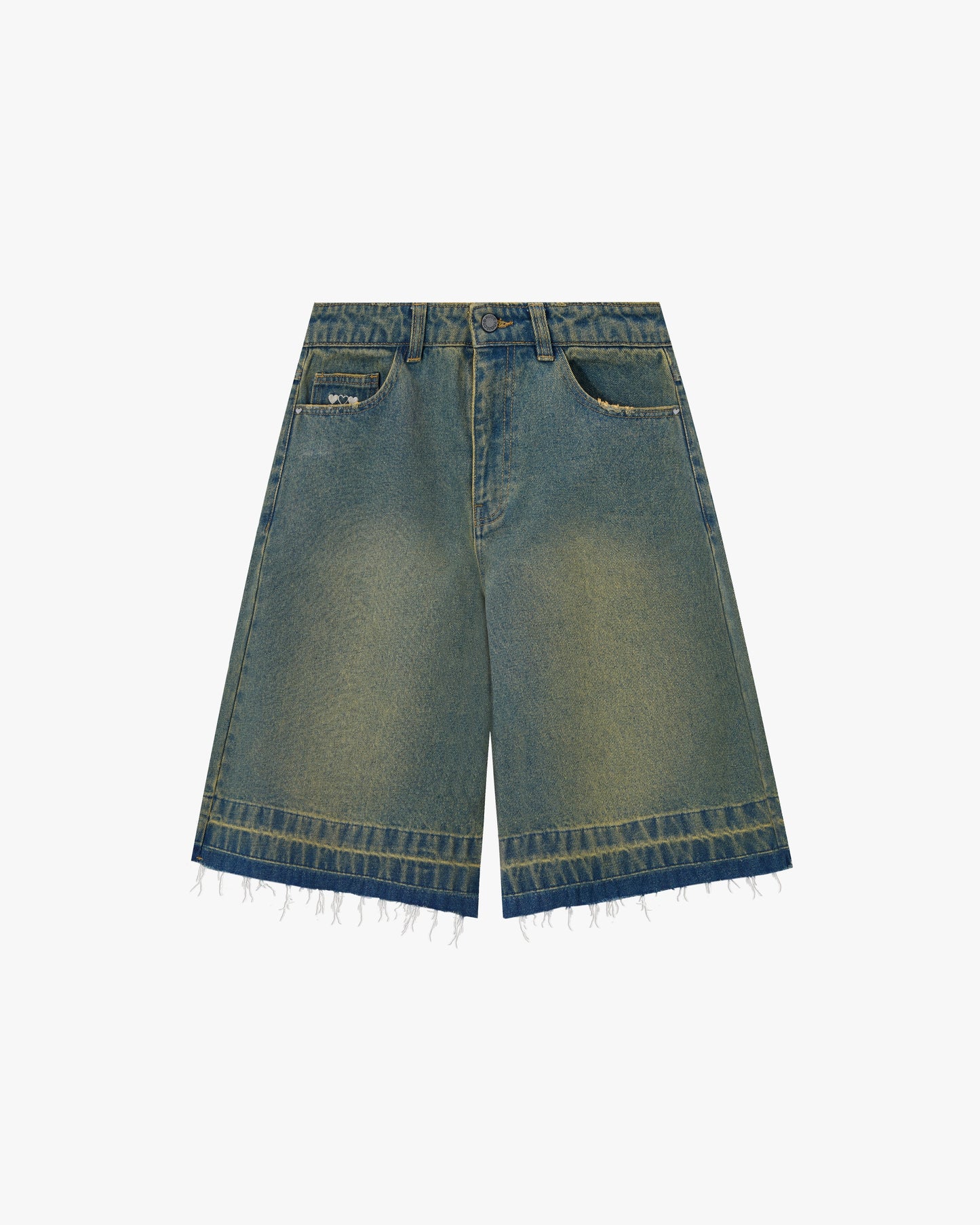 Old Baggy Denim Shorts Indigo
