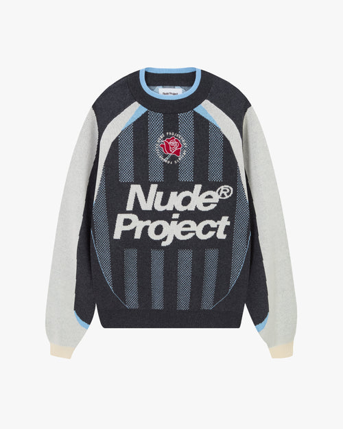 Grass Football Knit Grey