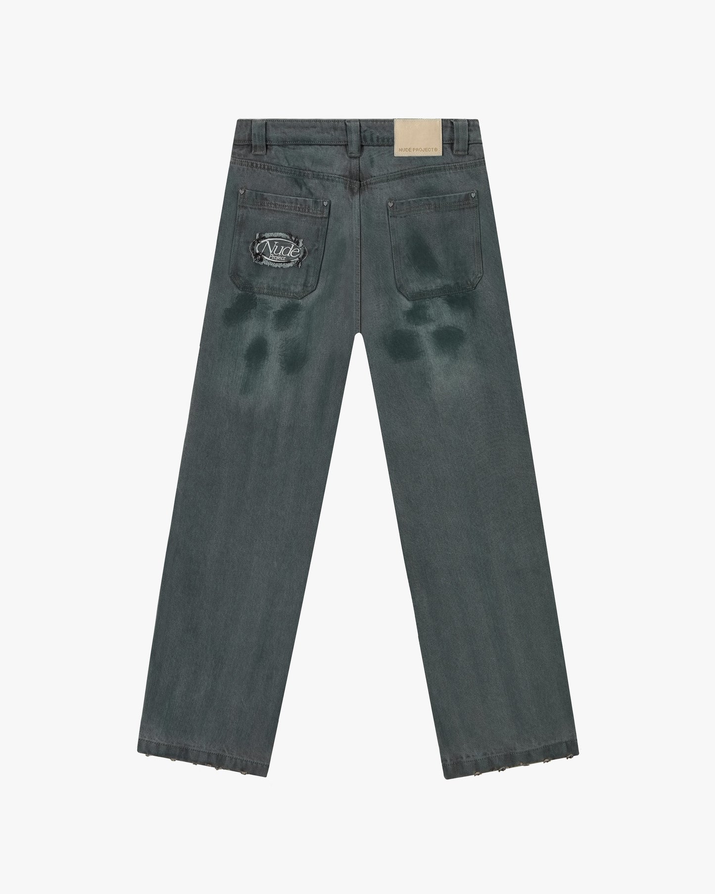 Wasted Jeans Washed Green