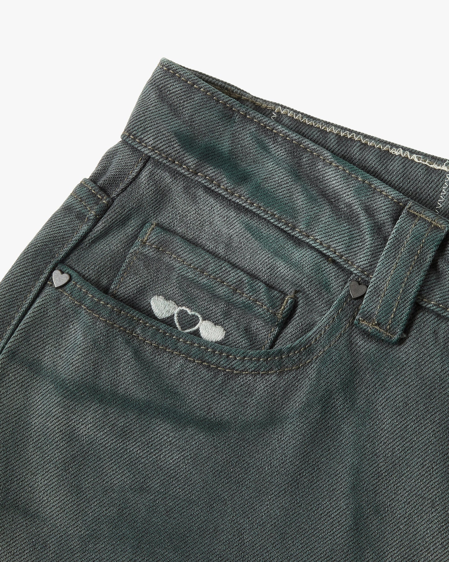 Wasted Jeans Washed Green