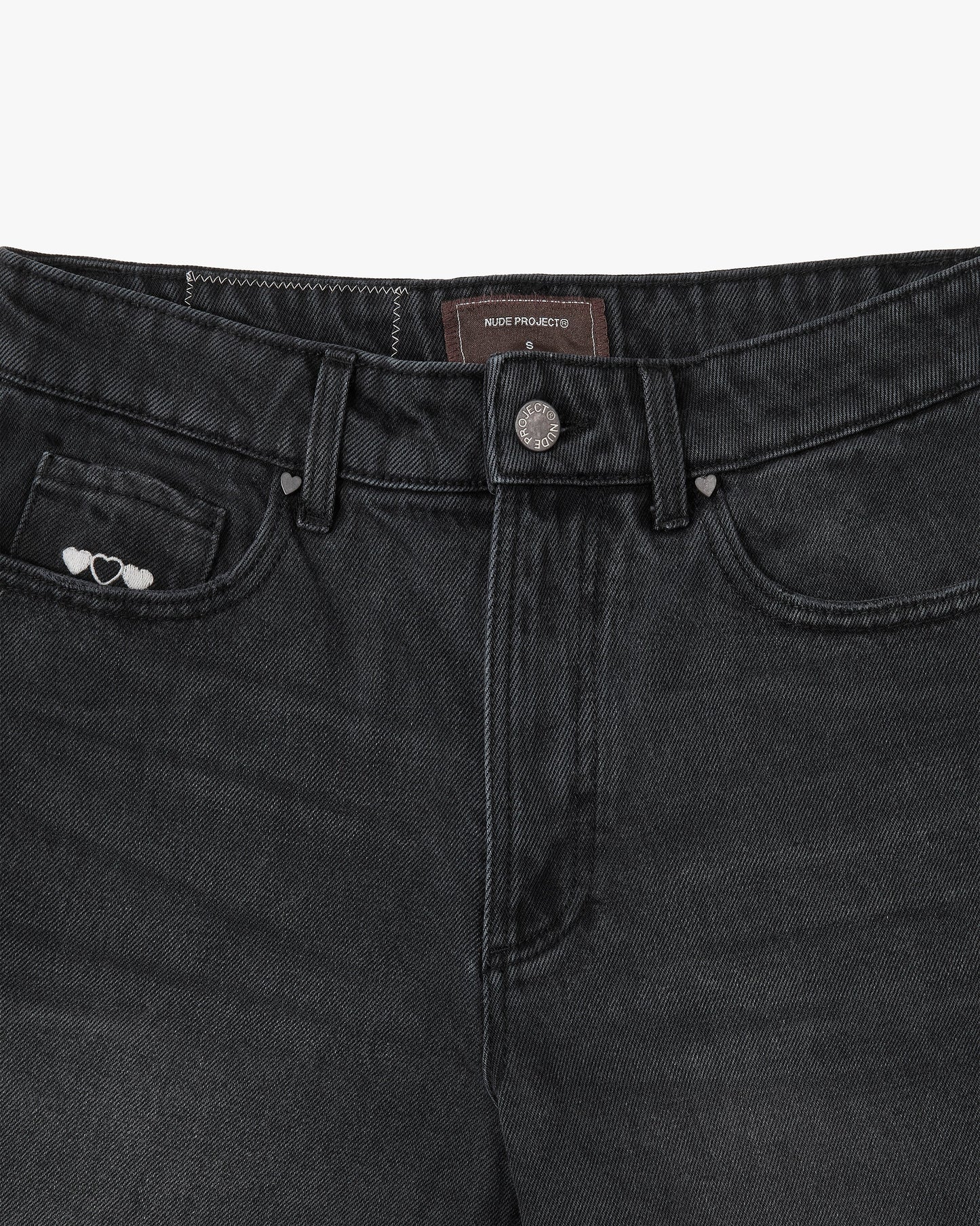Basic Denim Shorts Black