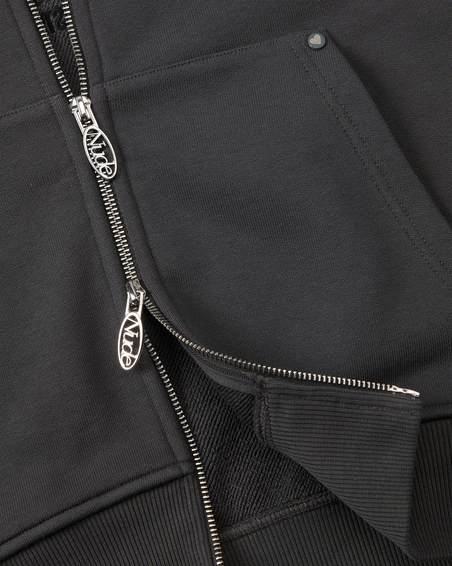 Beast Zip-Up Hoodie Ash