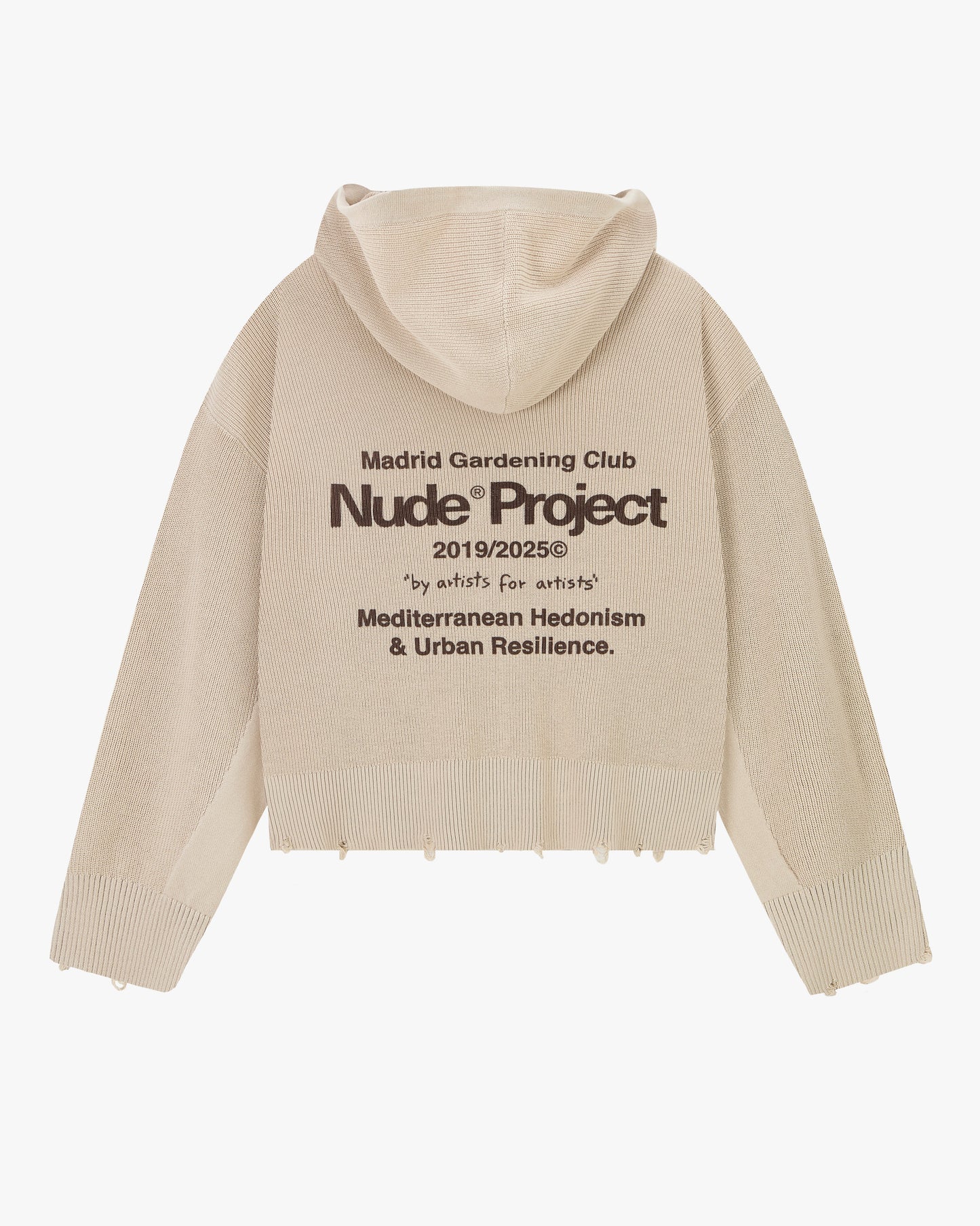 Besito Knit Zip-Up Beige