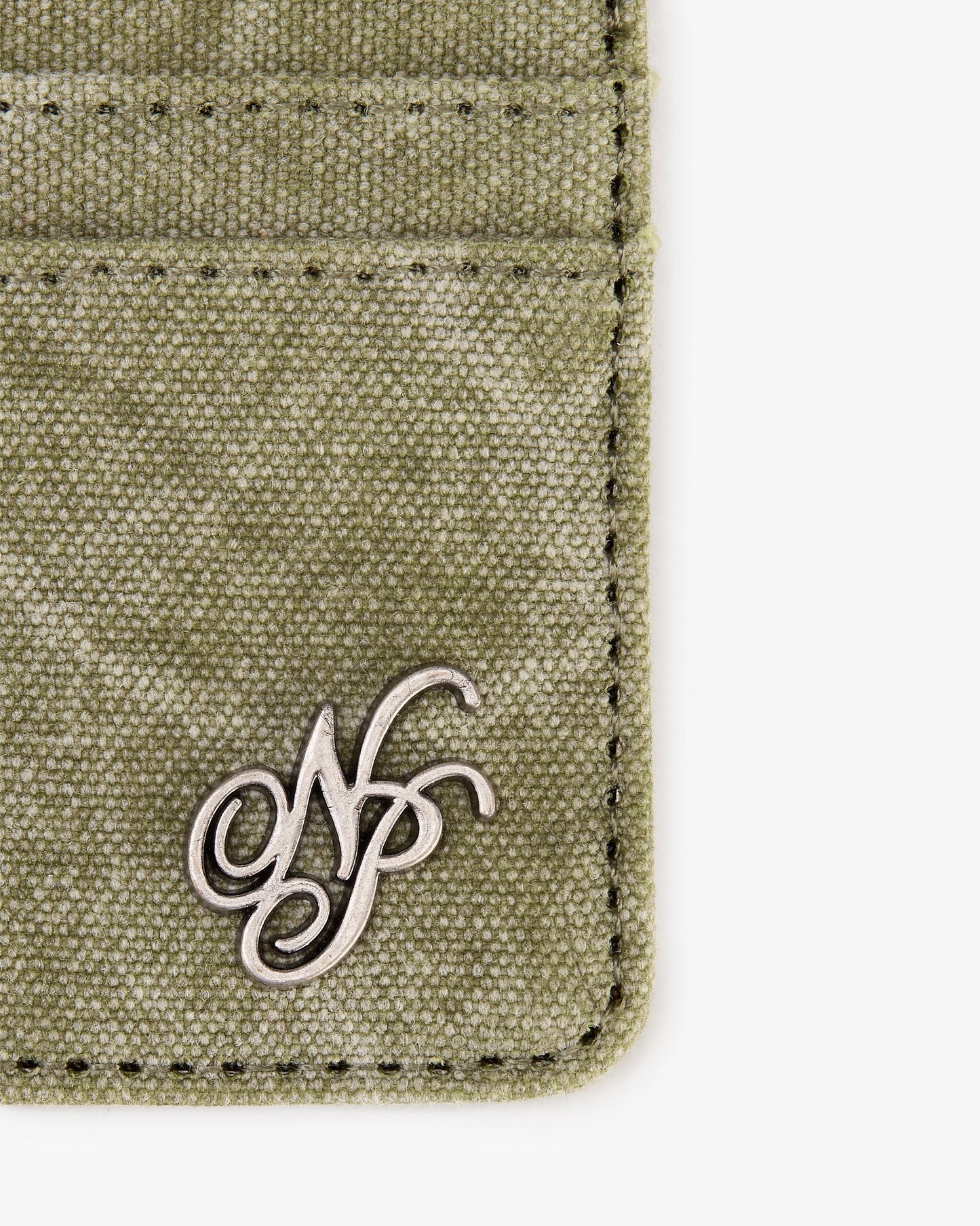 Canvas Cardholder Green