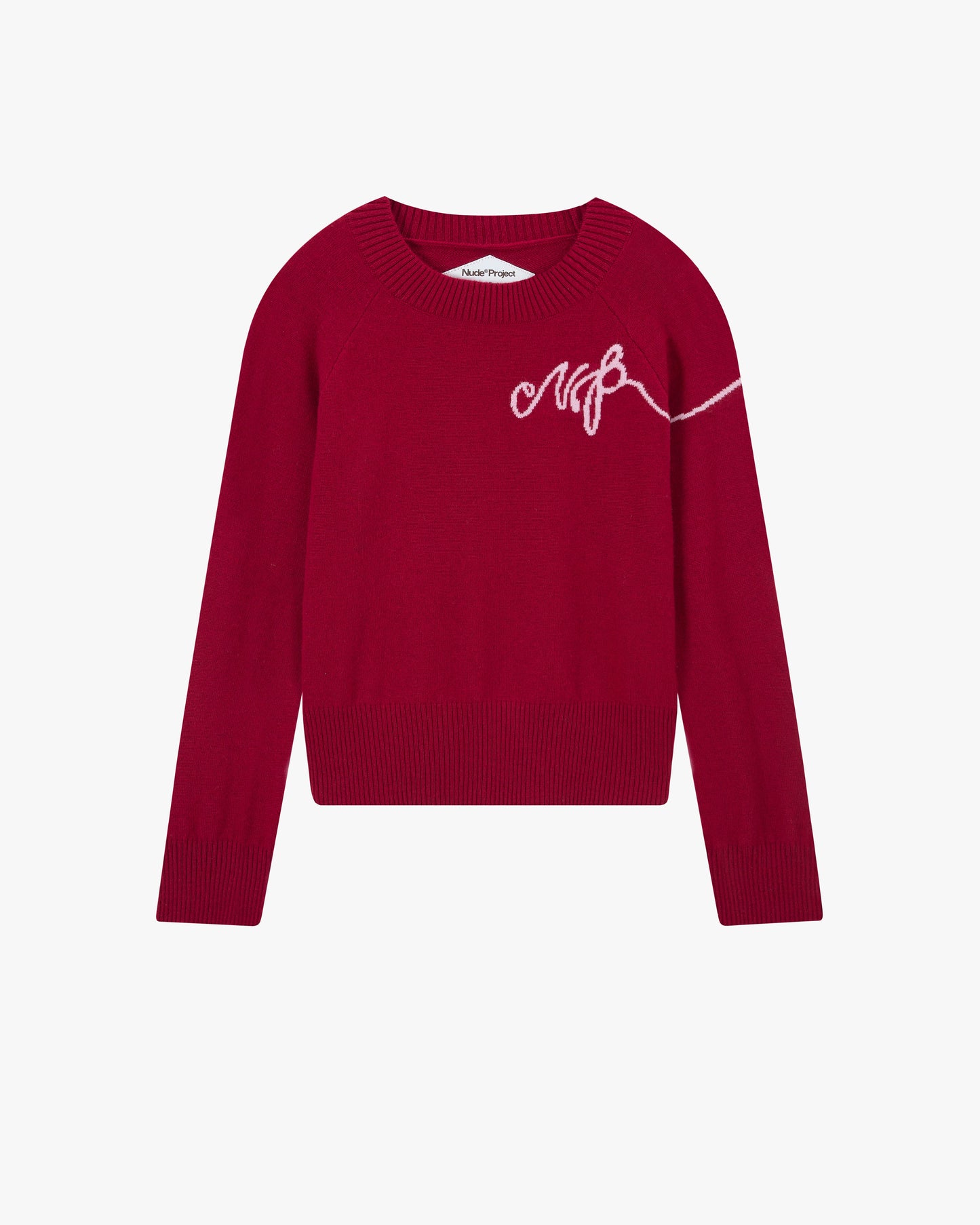 Busy Knit Sweater Red
