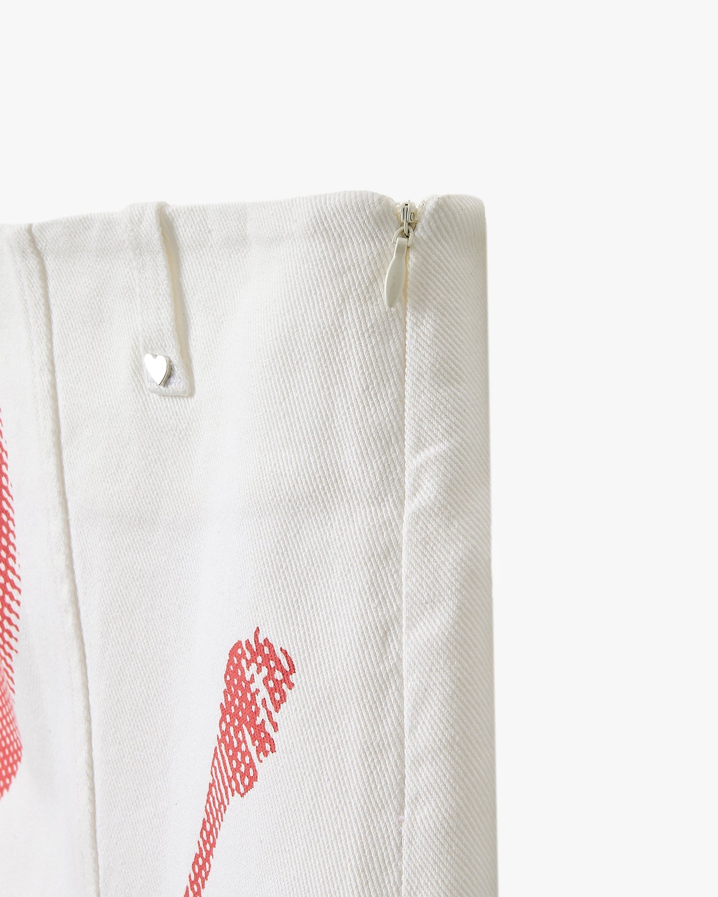 Cherry White Skirt