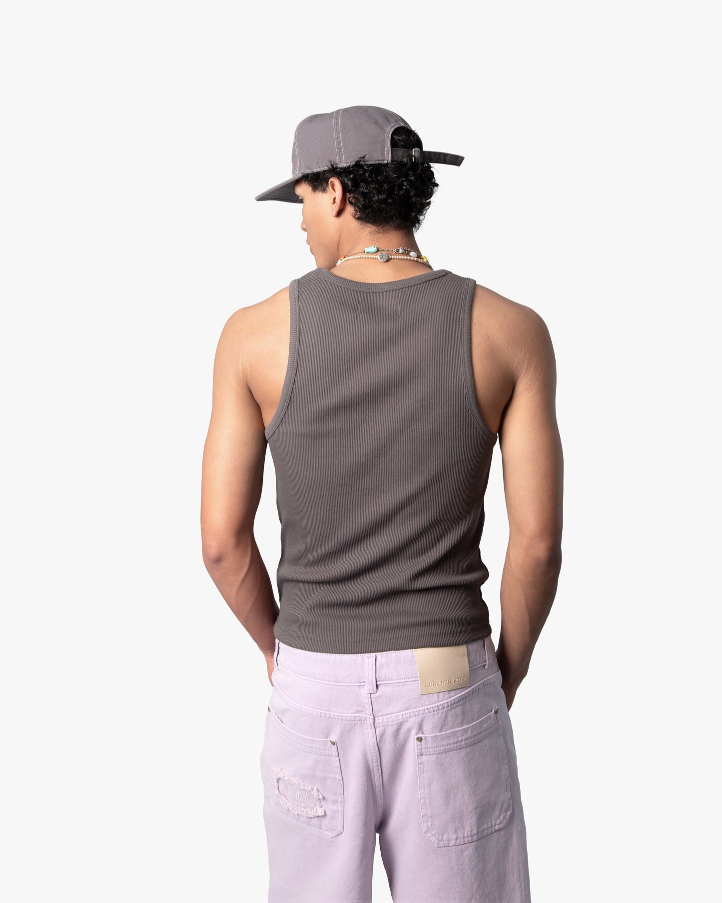 Tank Top Ss24 Beige/Ash