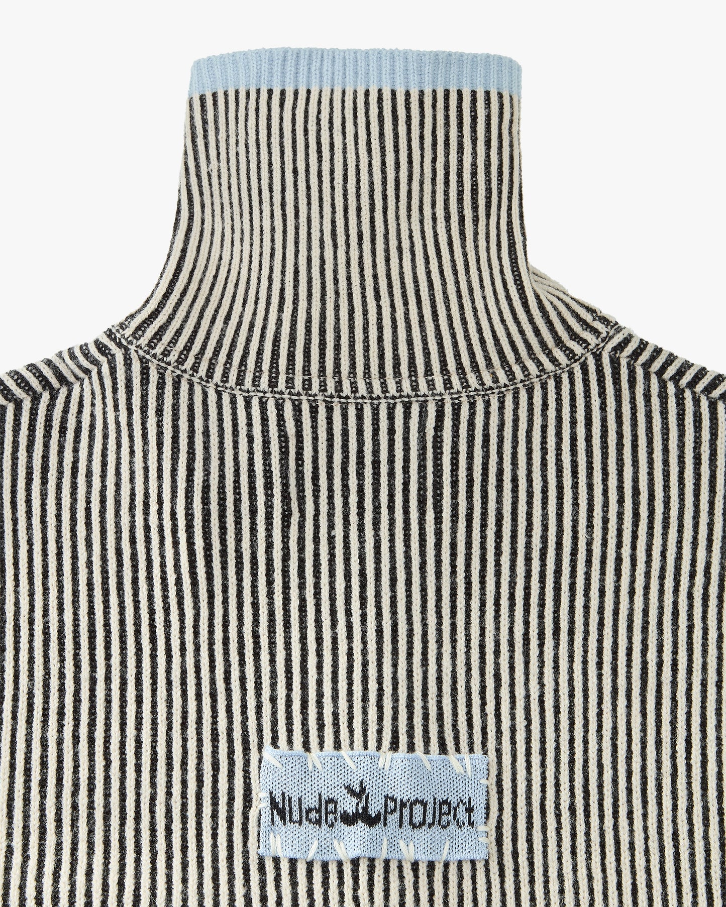 Classy Zip-Up Knit Cardigan Blue