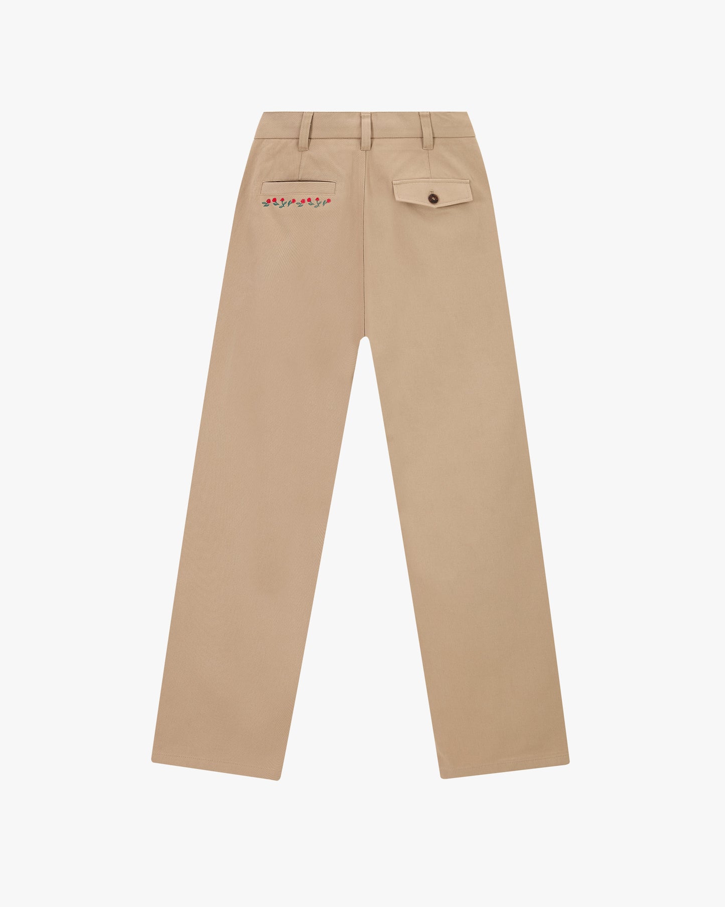 Vinyl Chino Pants Beige