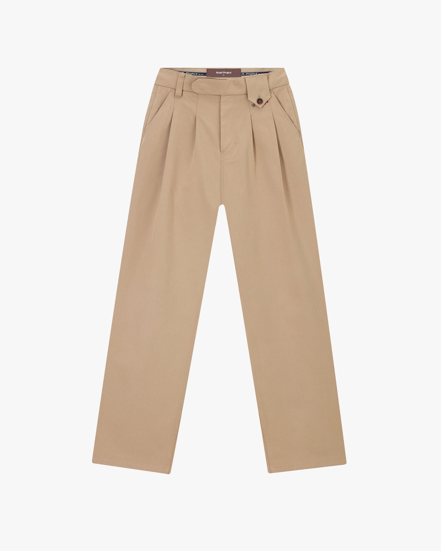 Vinyl Chino Pants Beige