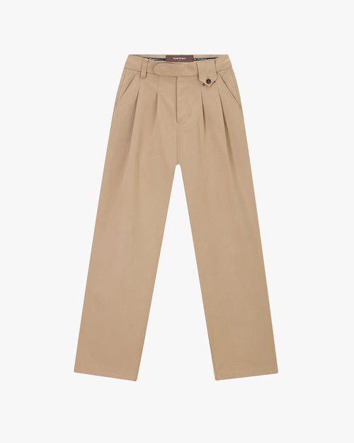 Vinyl Chino Pants Beige
