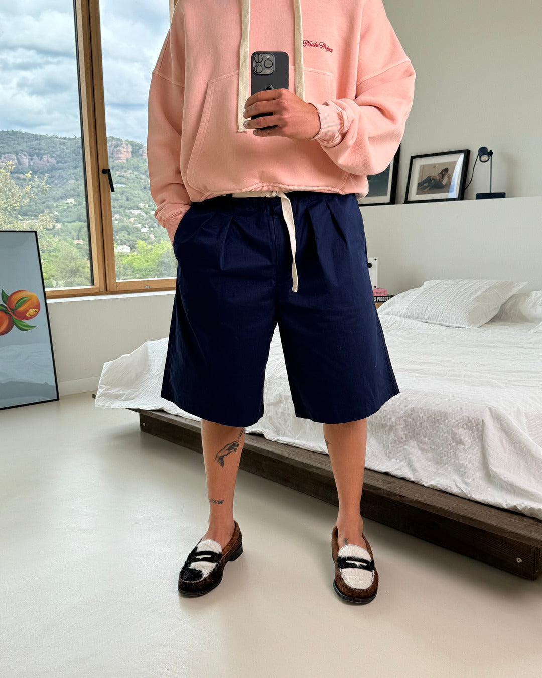 Tailoring Shorts Navy