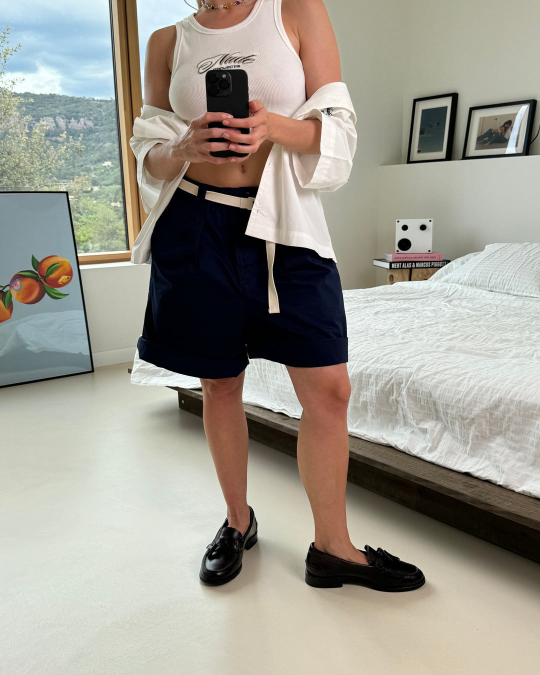 Tailoring Shorts Navy