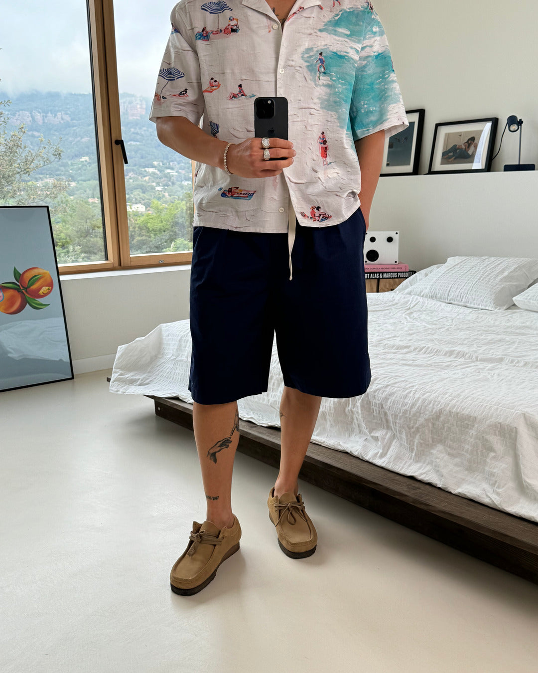 Tailoring Shorts Navy