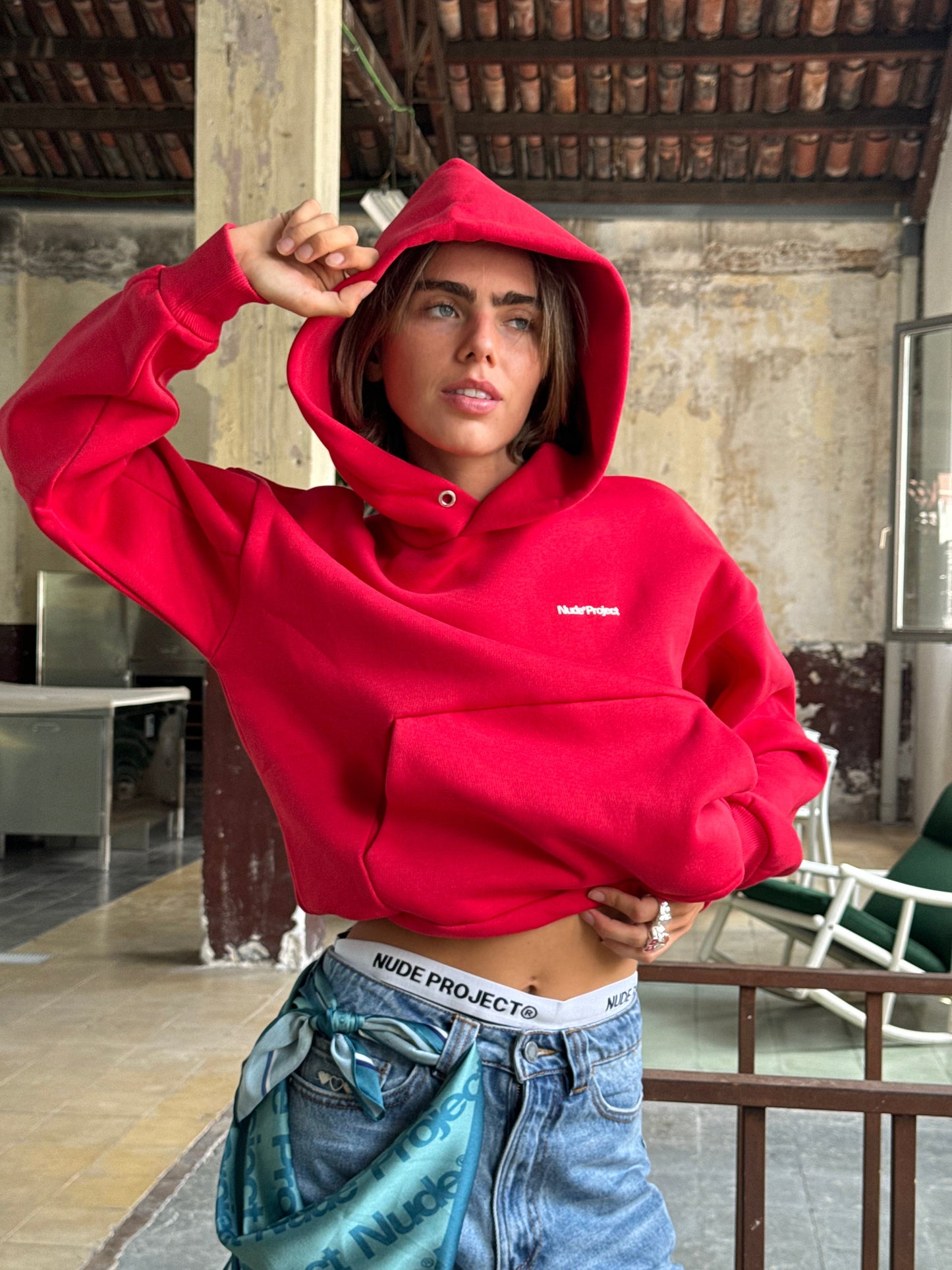 Origins Hoodie Red