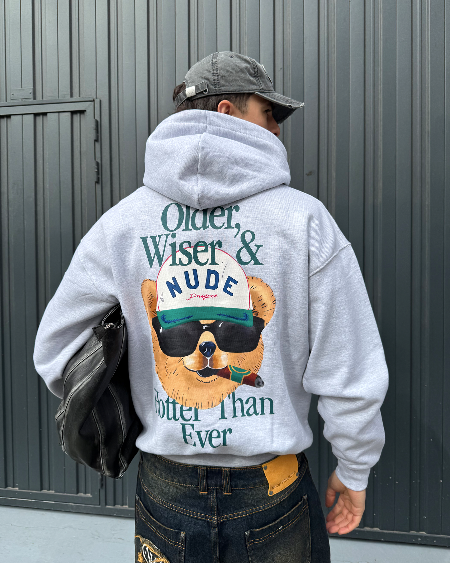 Hot Hoodie Grey Melange