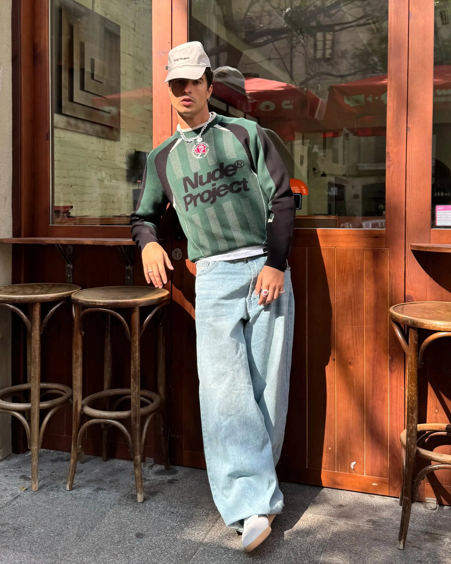 Grass Football Knit Green