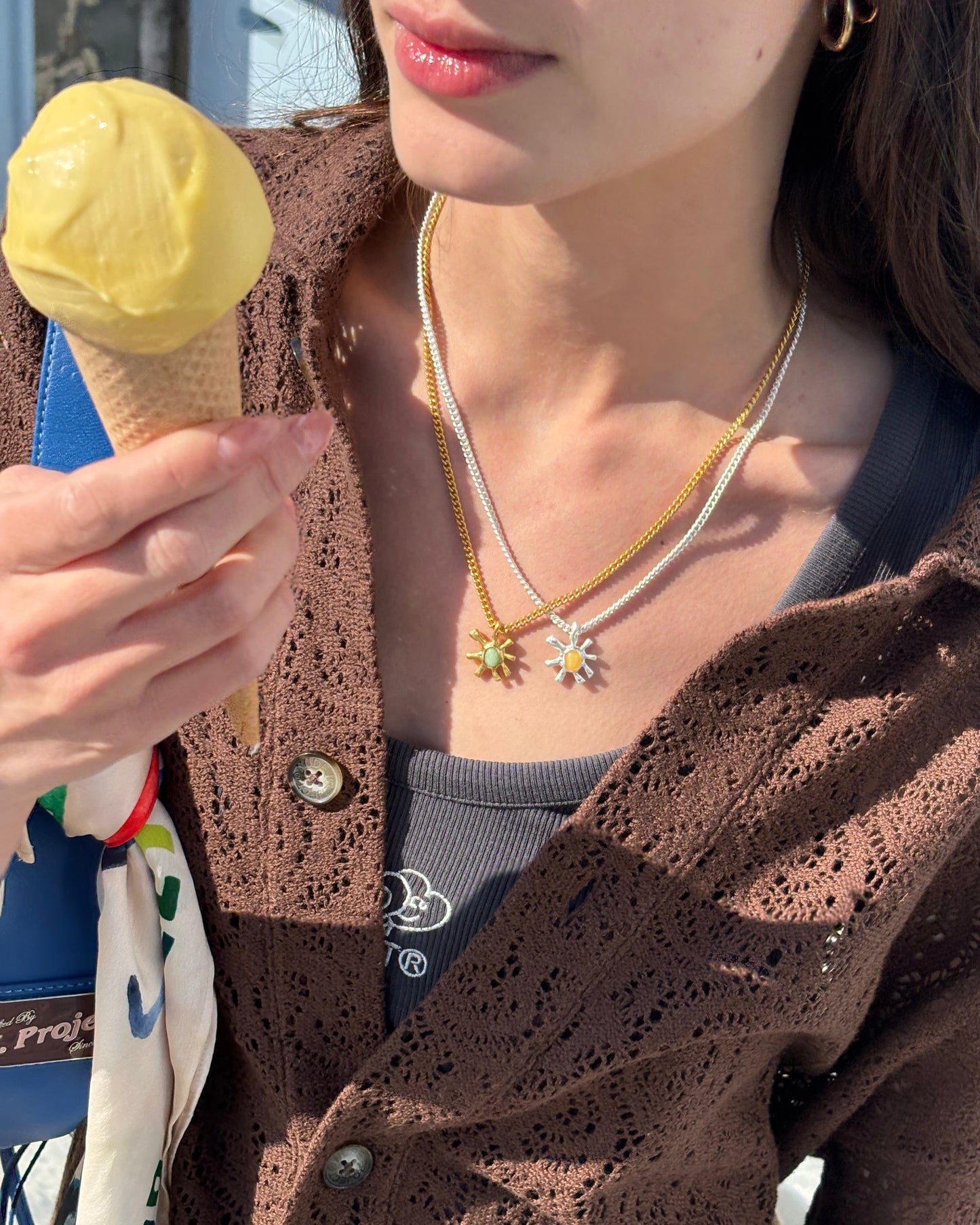Tropical Necklace Gold