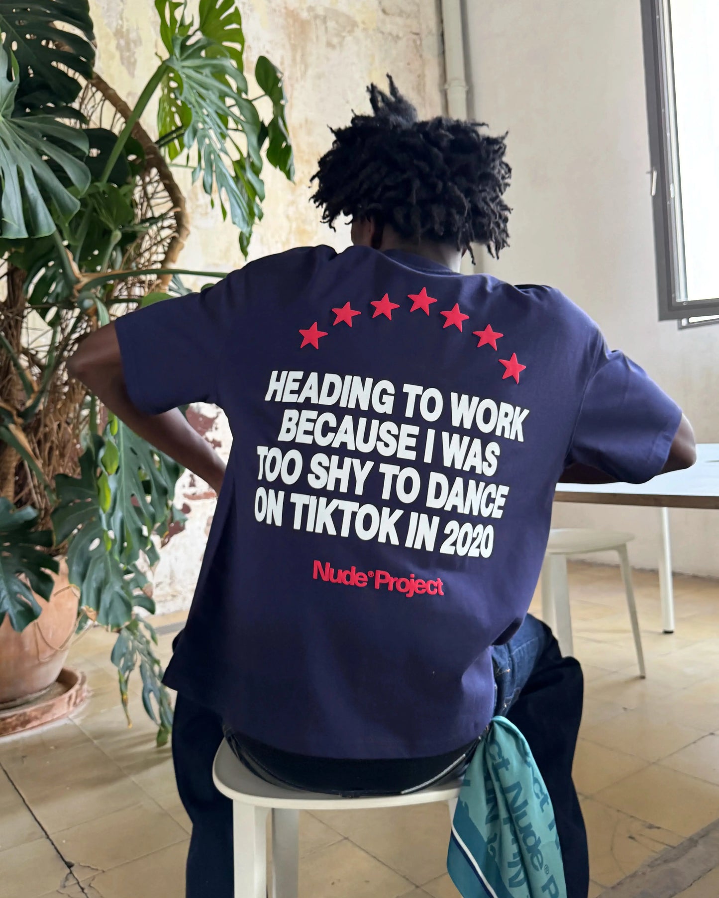 9-5 Tee Navy
