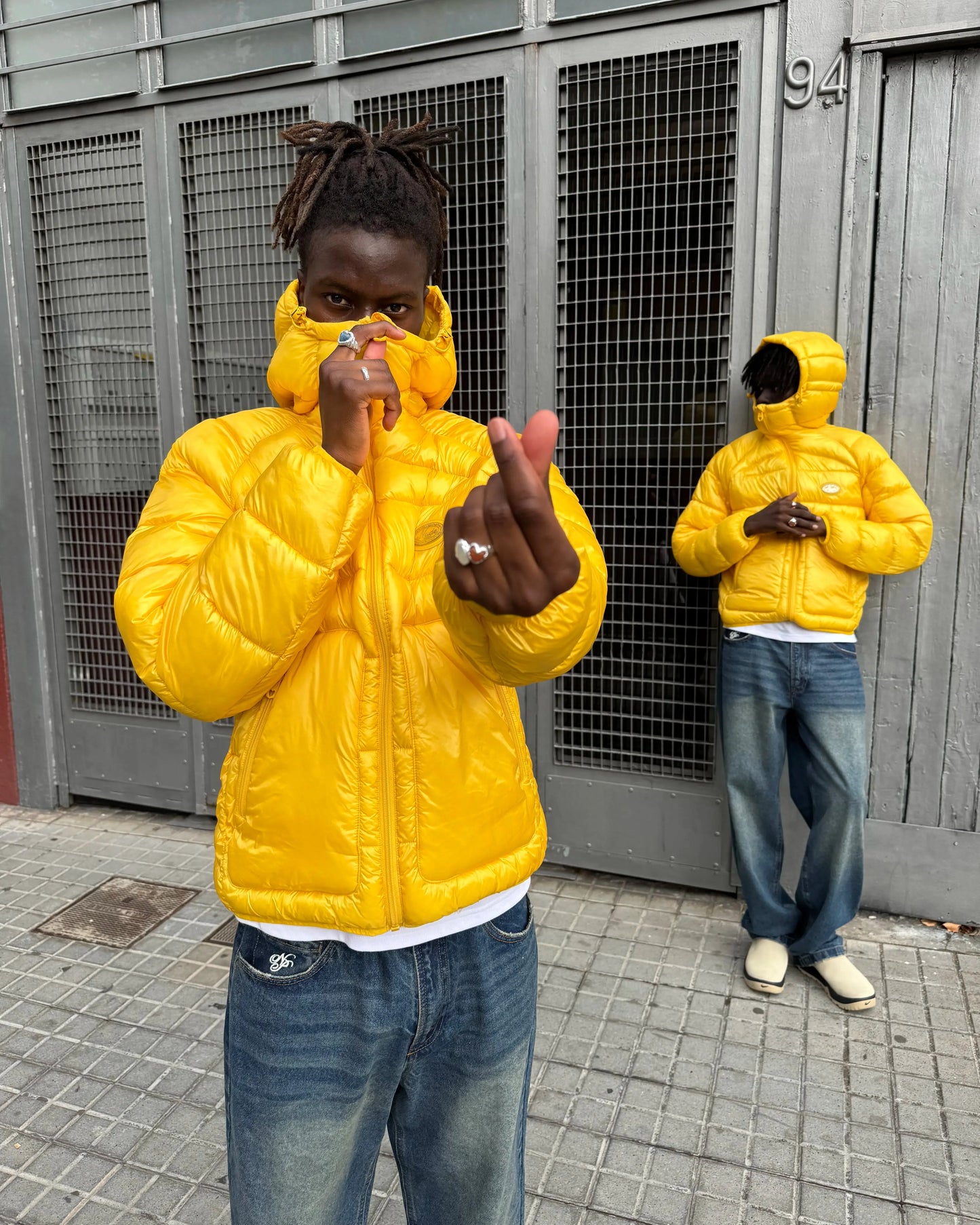 Iconic Puffer Jacket Yellow