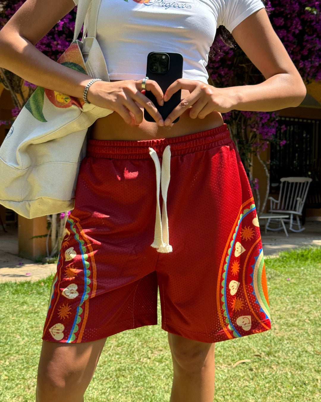 Rich Shorts Red