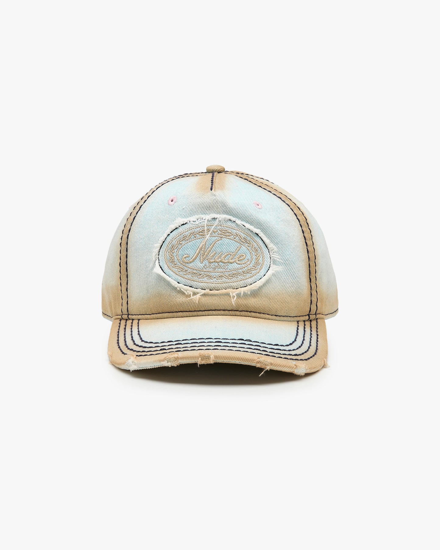 Laurel Denim Cap White