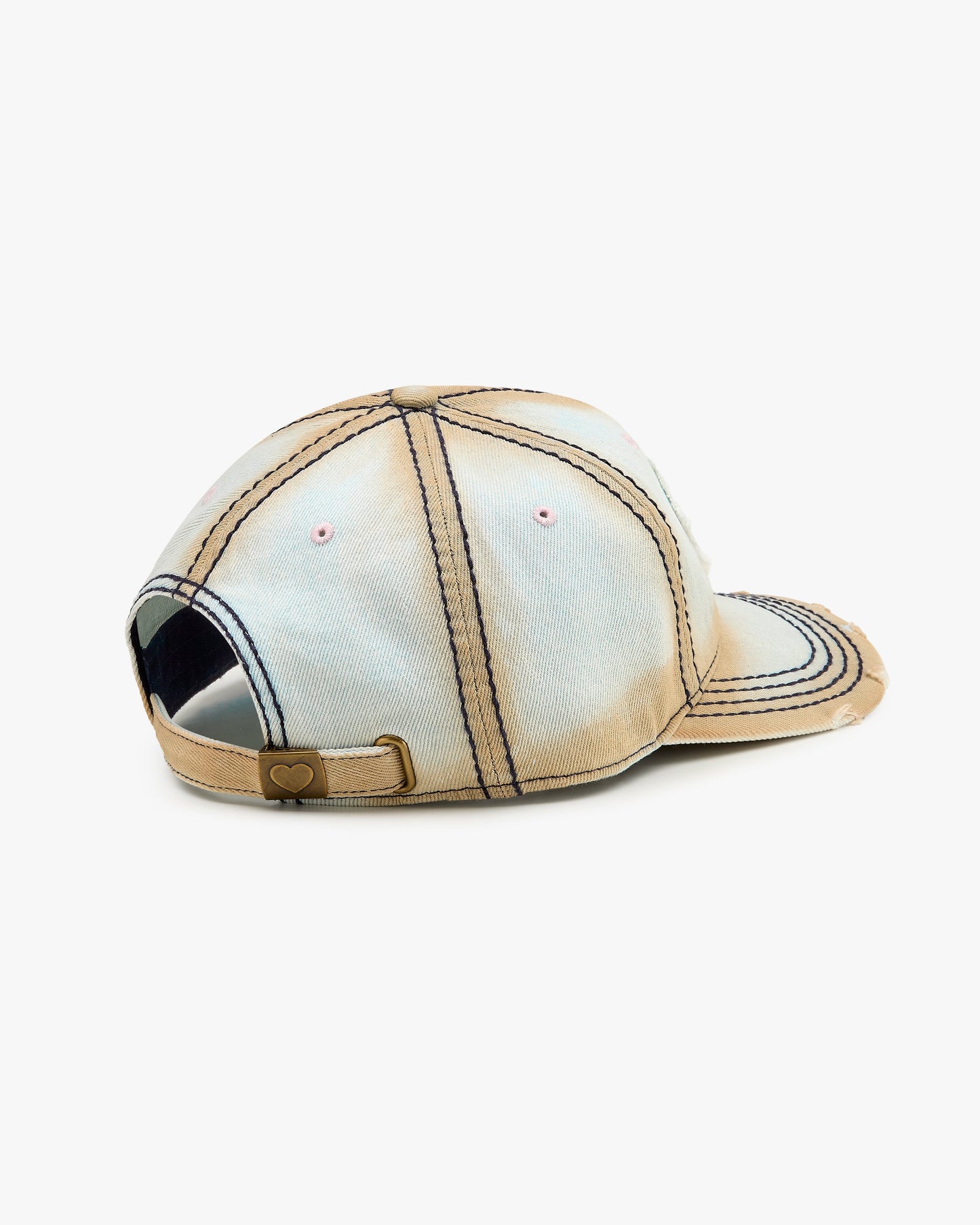 Laurel Denim Cap White