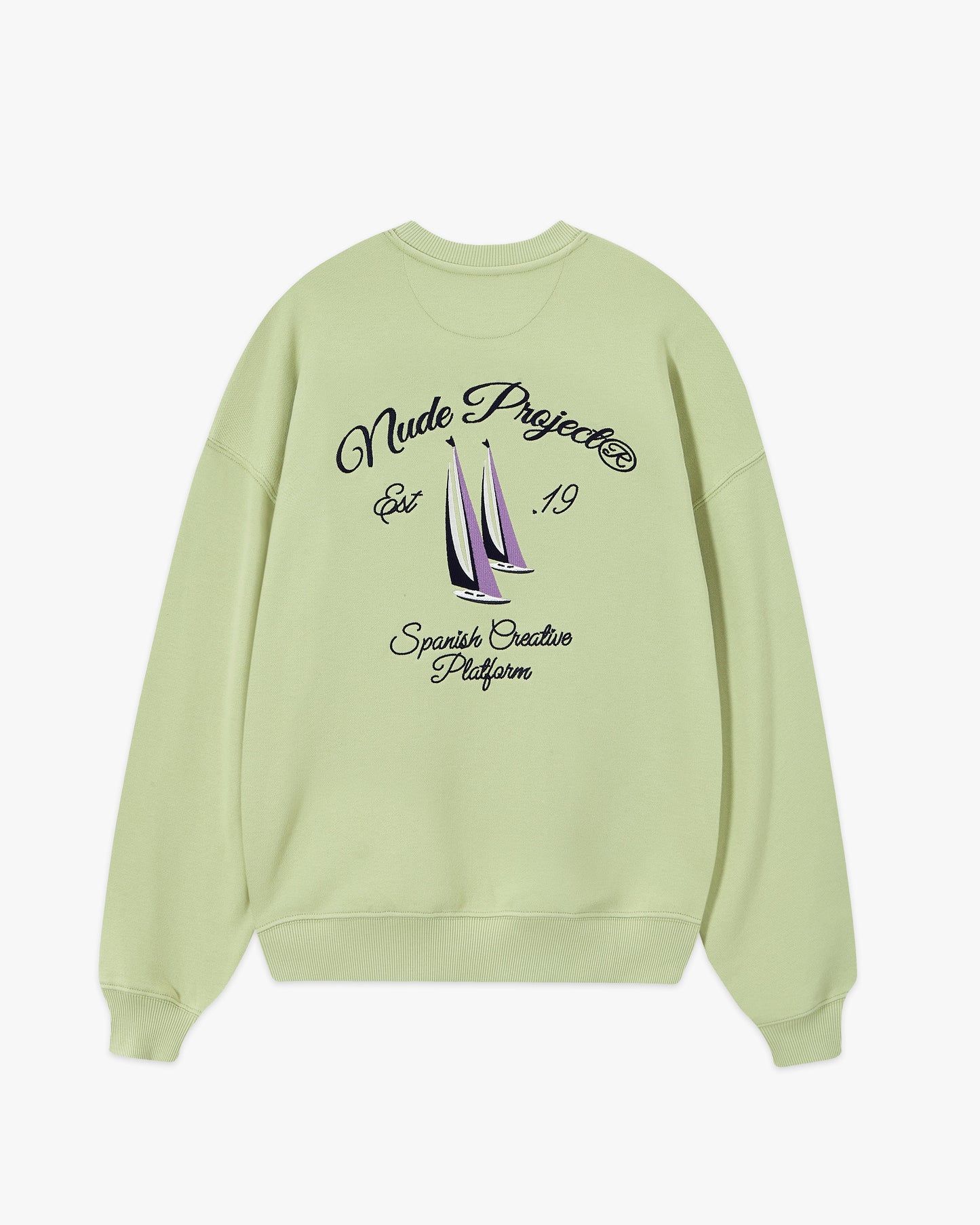 Lil Boat Sweatshirt Pale Green