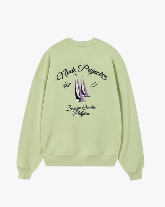 Lil Boat Sweatshirt Pale Green