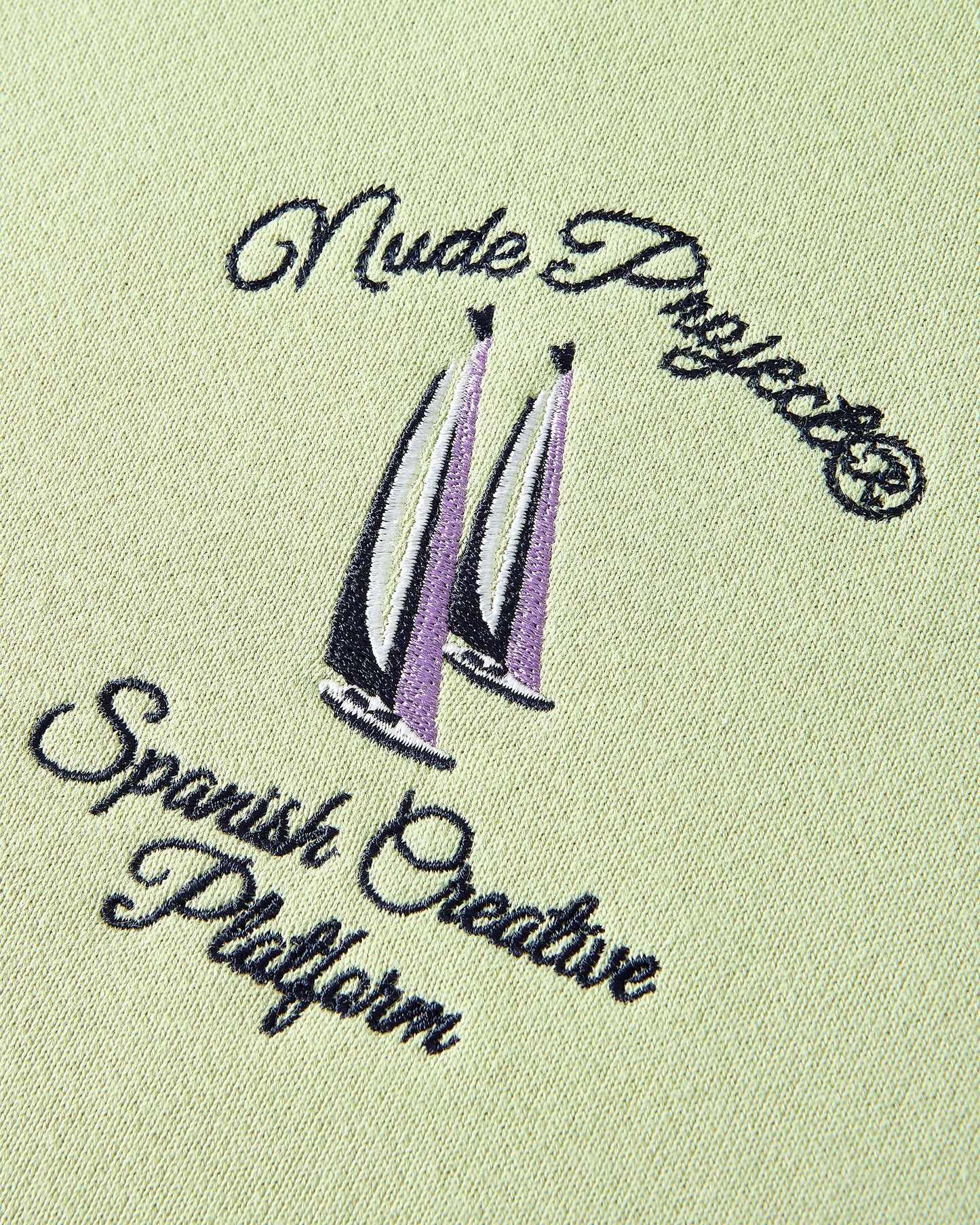 Lil Boat Sweatshirt Pale Green