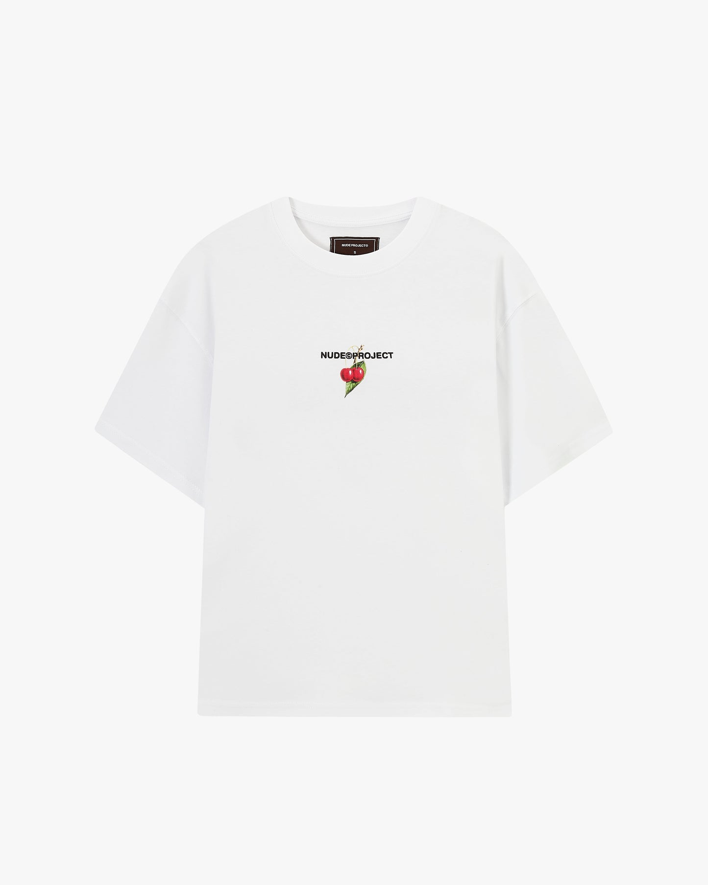 Locally Hated Cherry Tee White