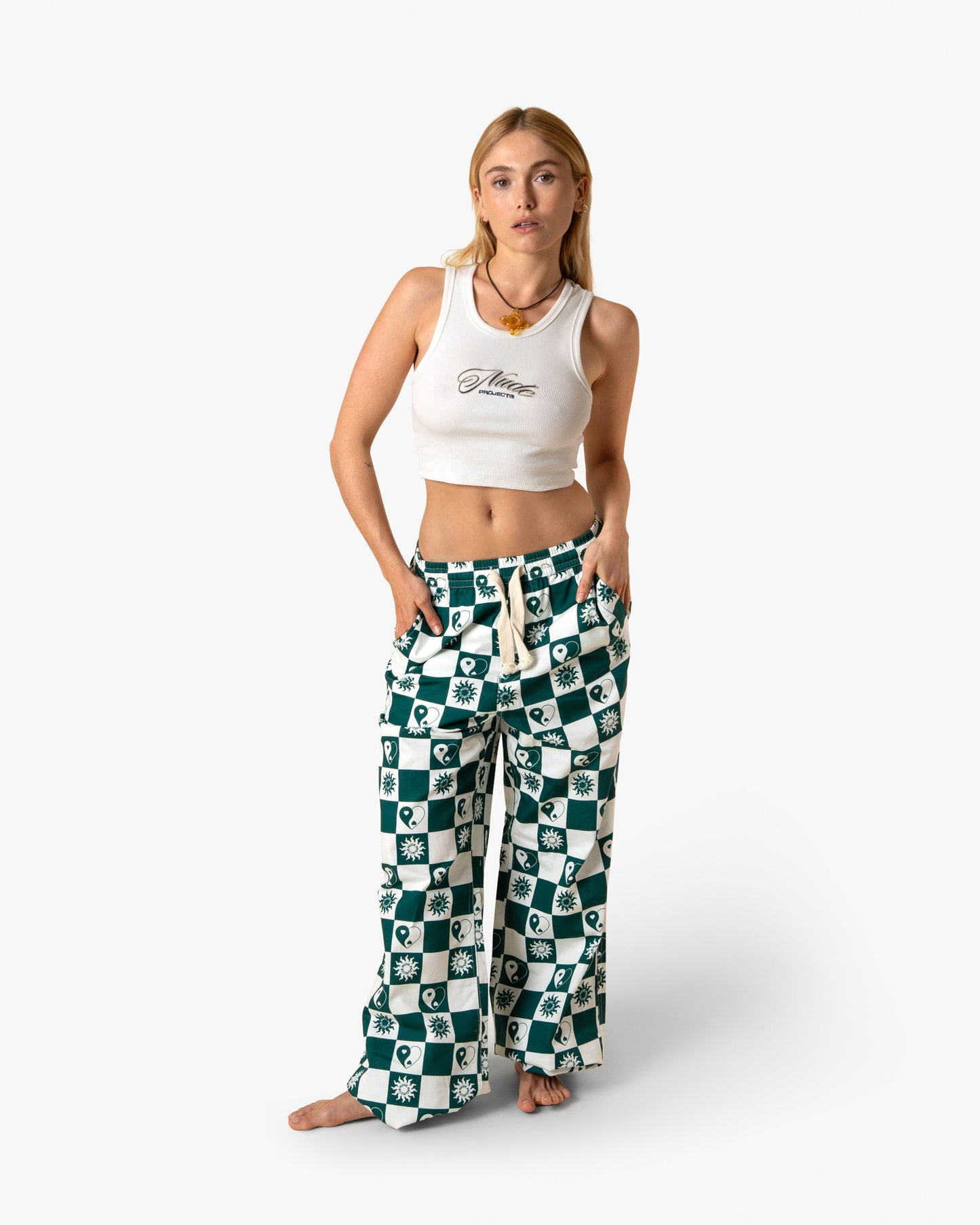 Peace Checkered Pants