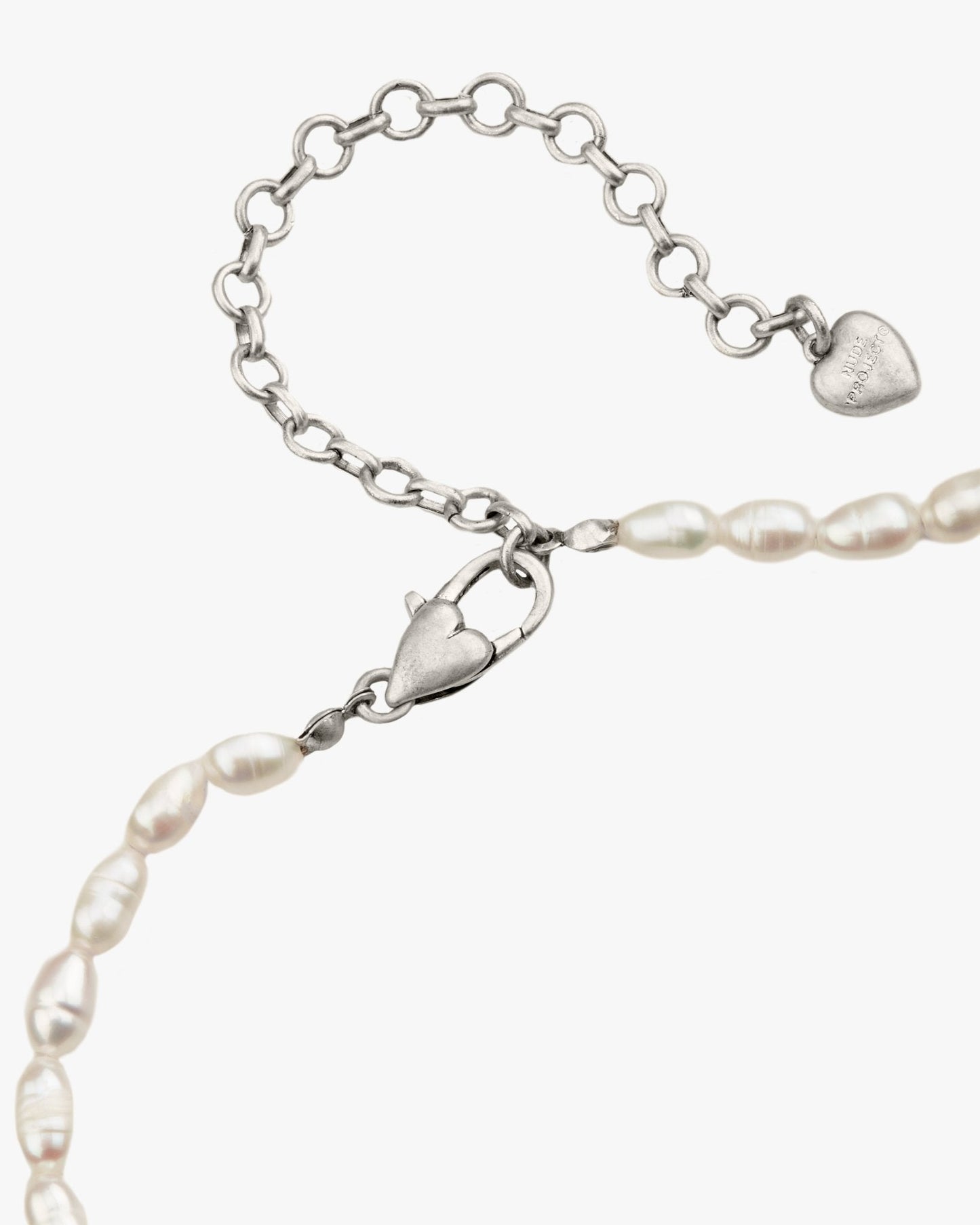 Sweet Pearl Necklace Silver