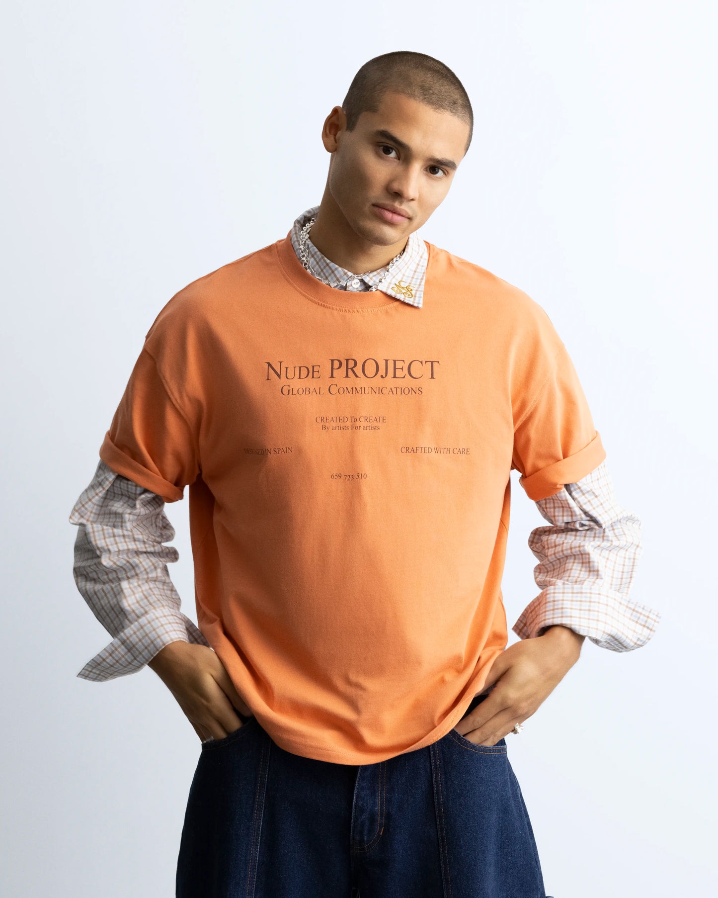 Piano Tee Orange