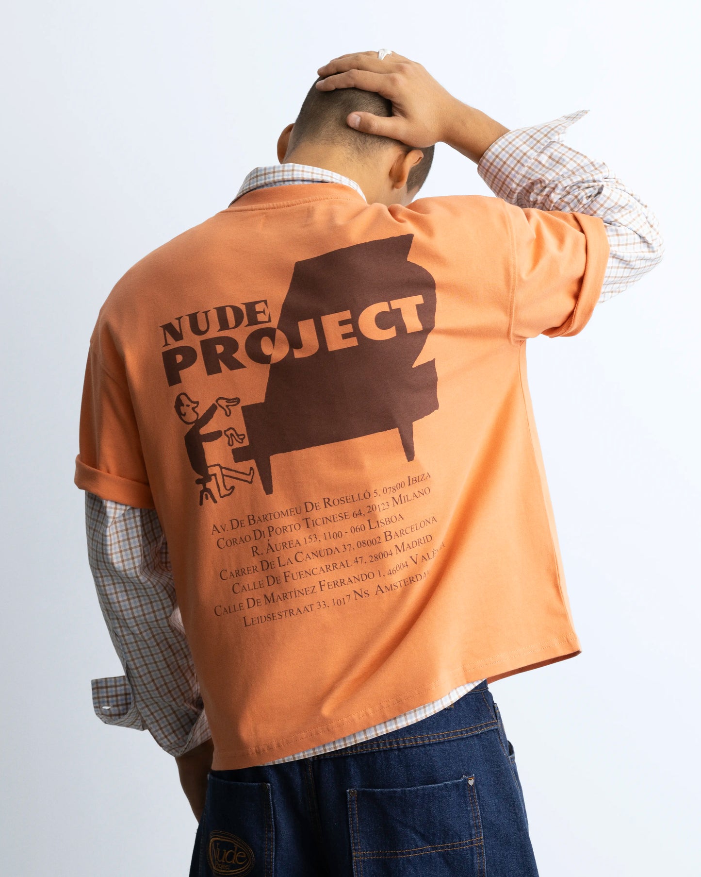 Piano Tee Orange