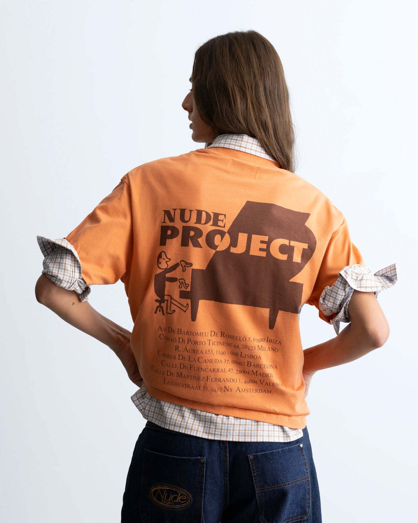 Piano Tee Orange