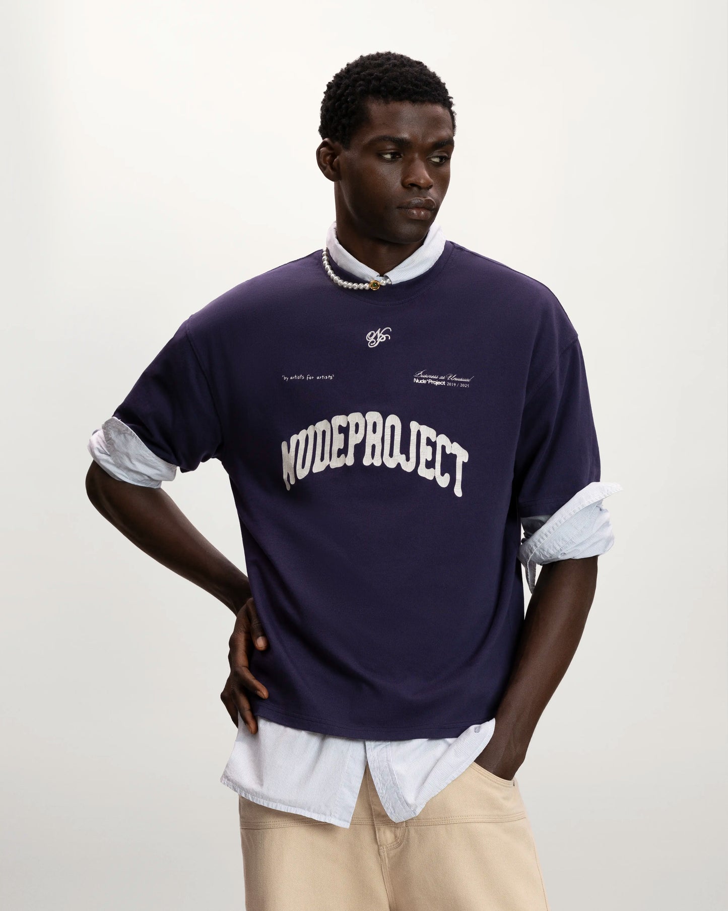 Varsity Tee Navy