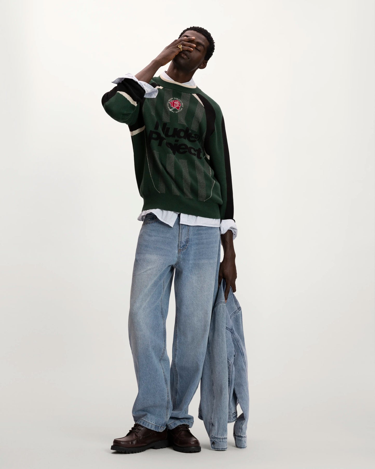 Grass Football Knit Green