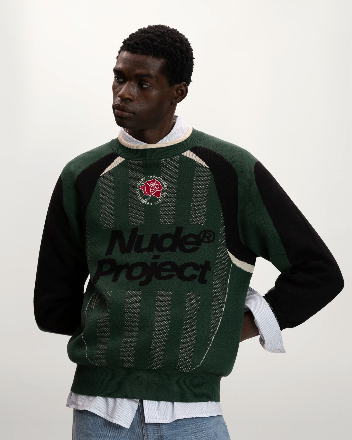 Grass Football Knit Green