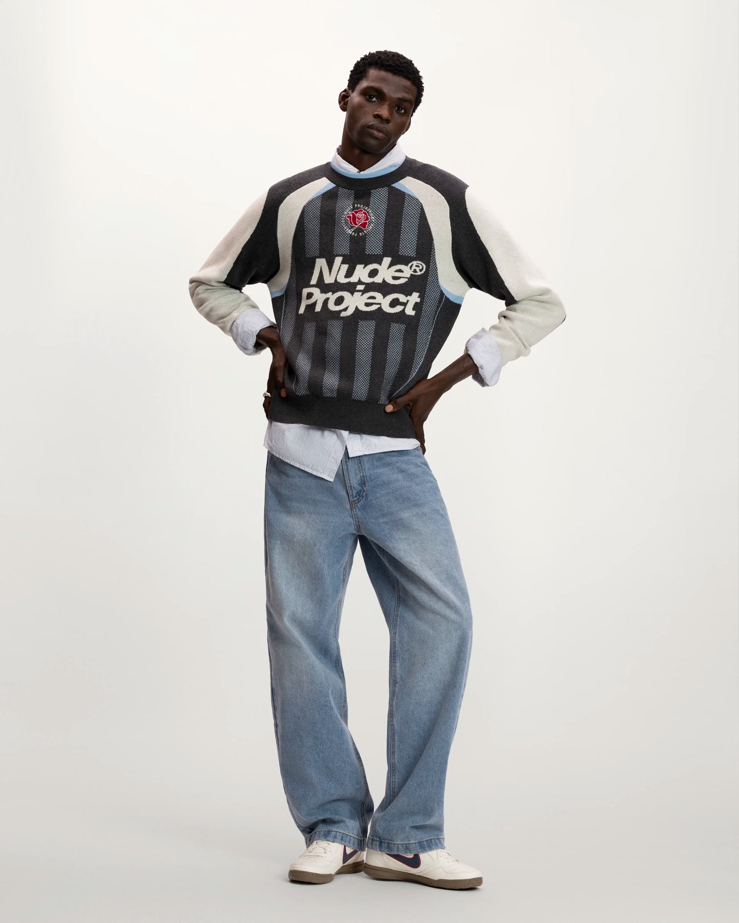 Grass Football Knit Grey