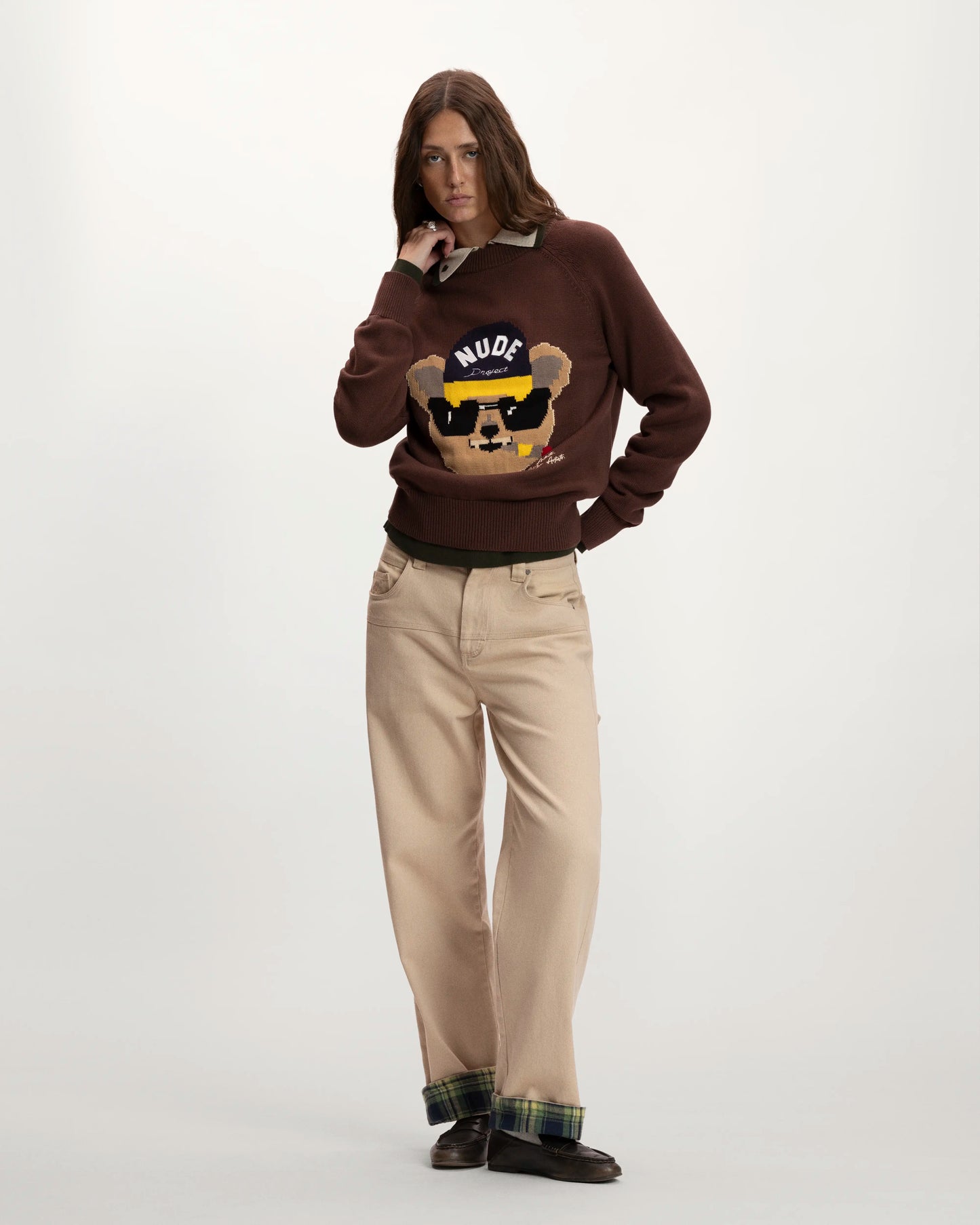 Teddy Knit Brown