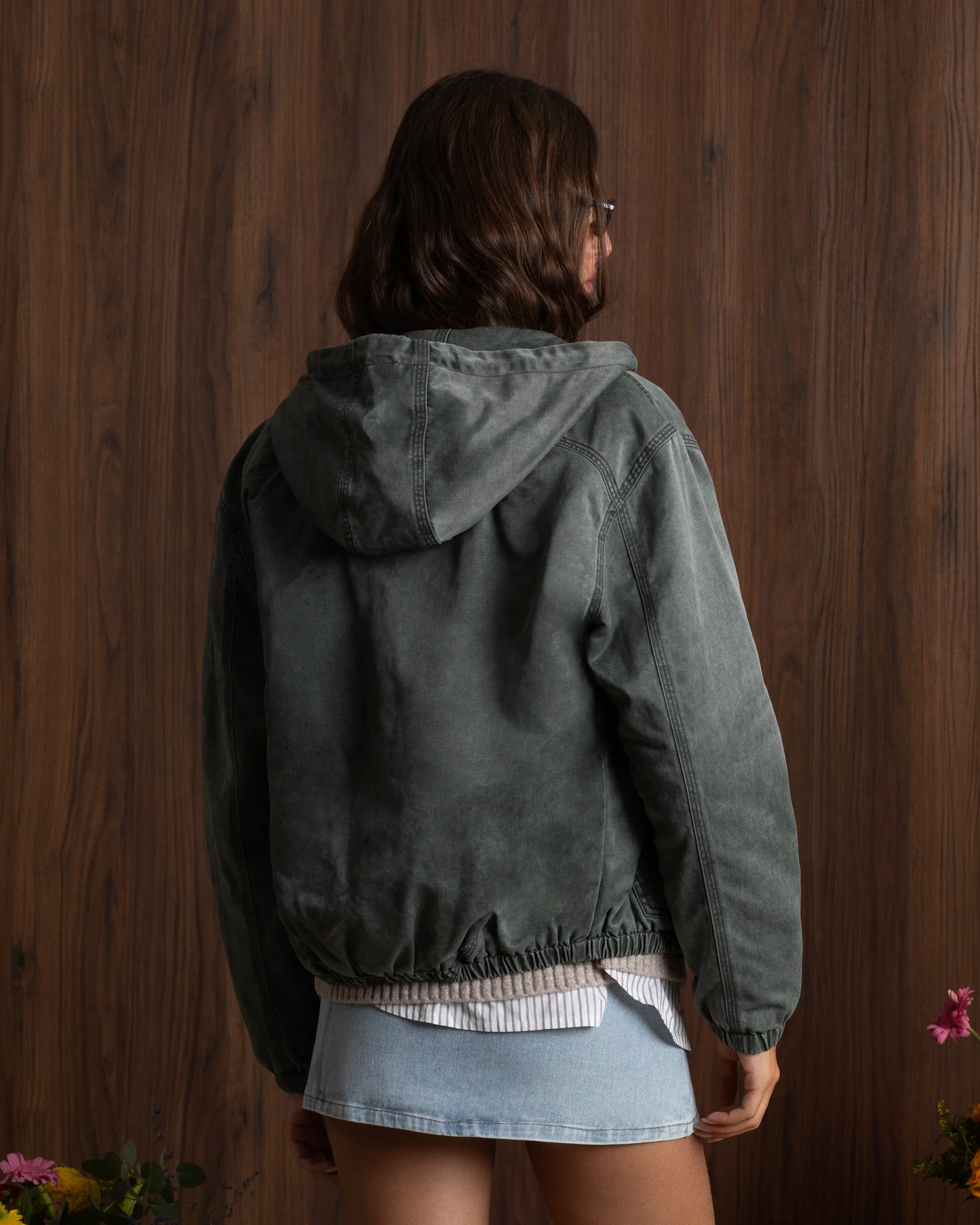 Comfy Worker Jacket Green