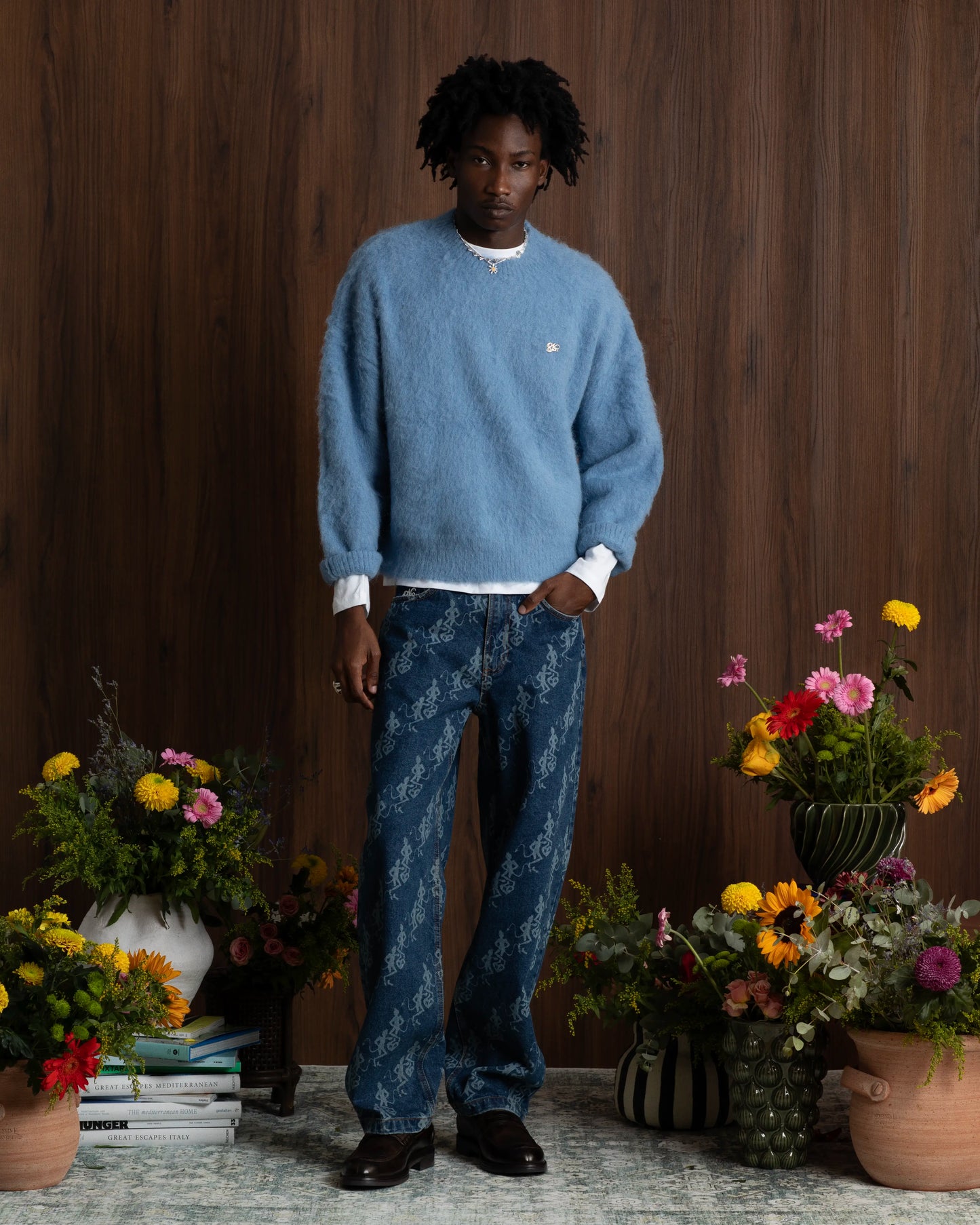 Alpaca Knit Blue