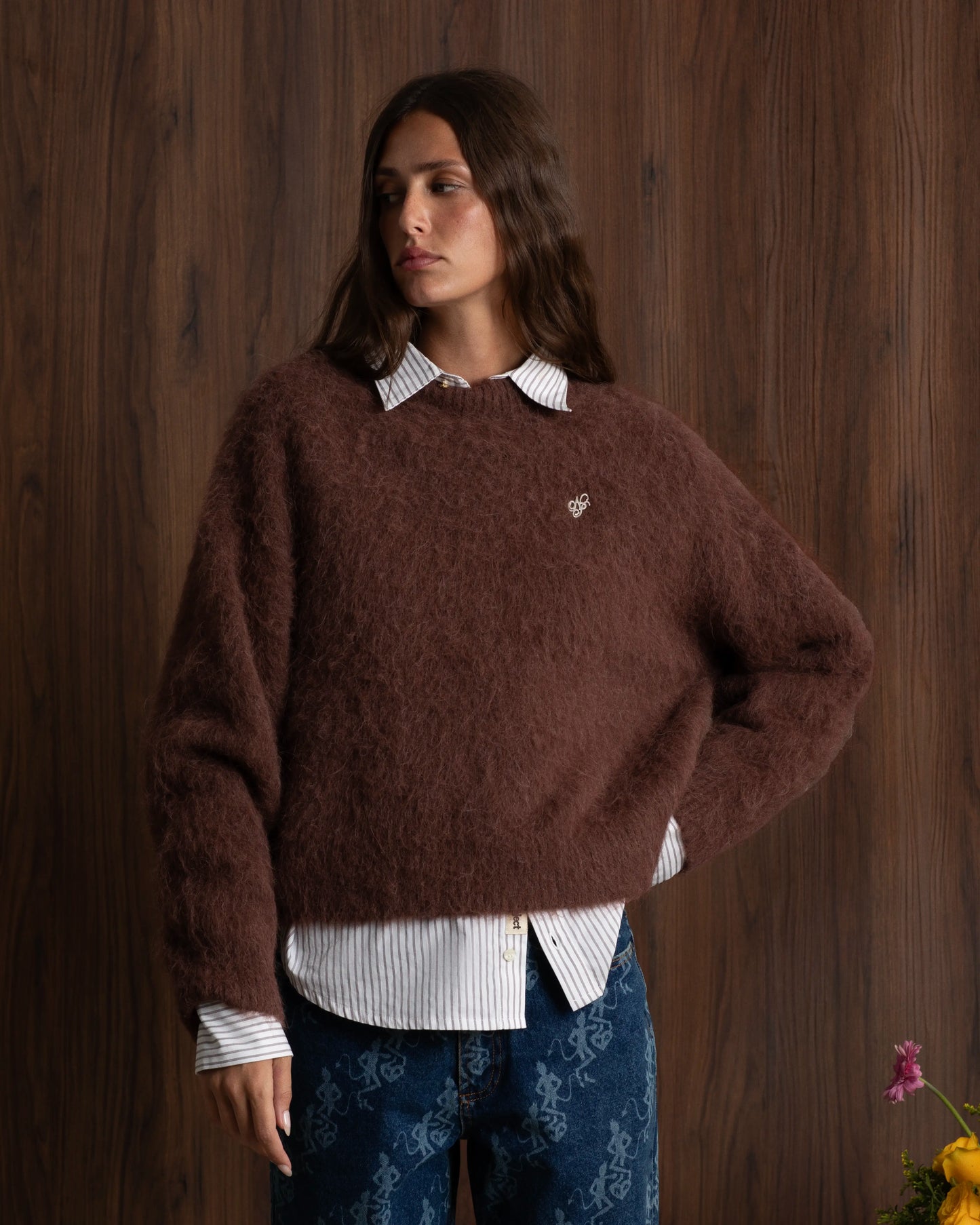 Alpaca Knit Brown
