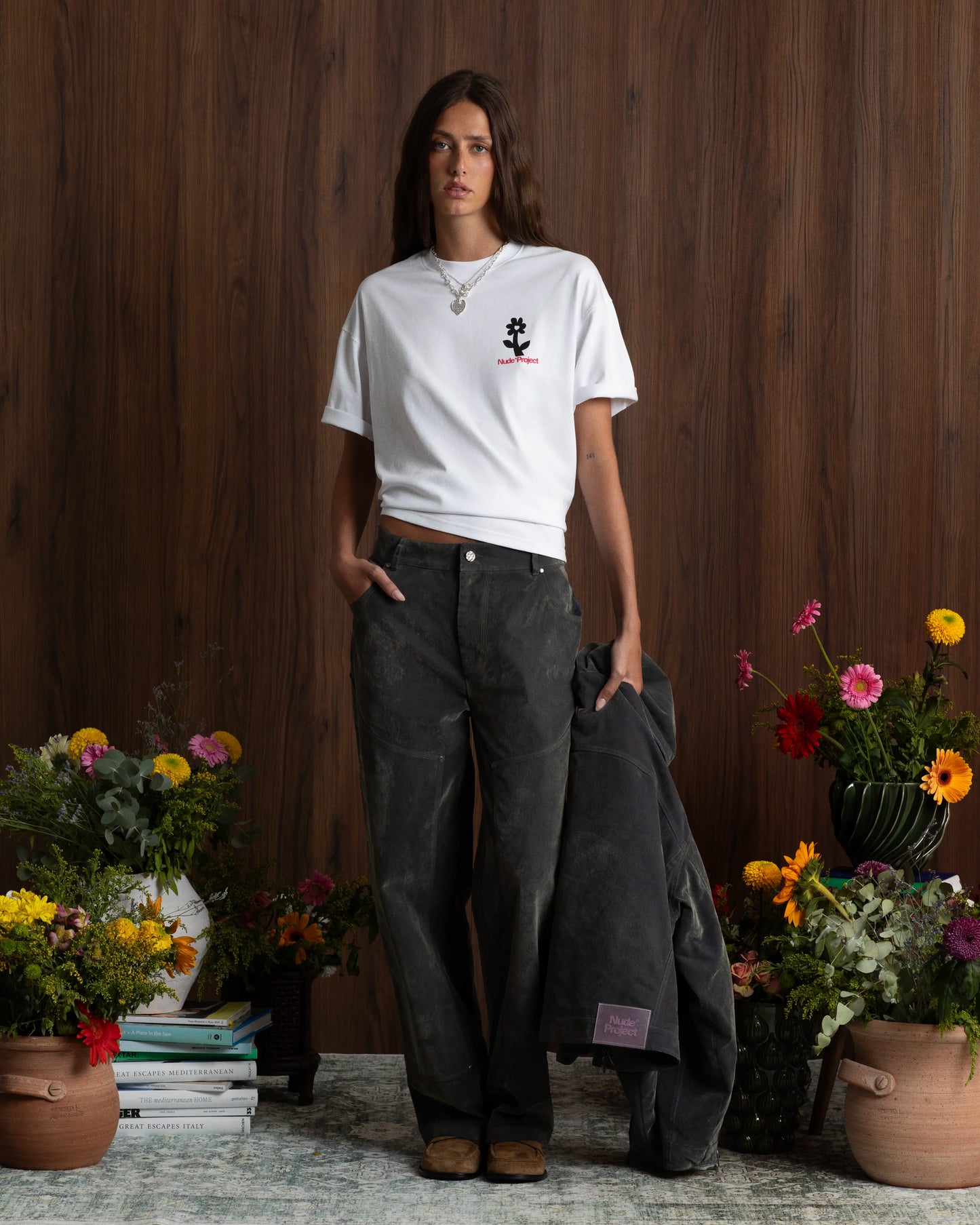 Not Working Velvet Carpenter Pants