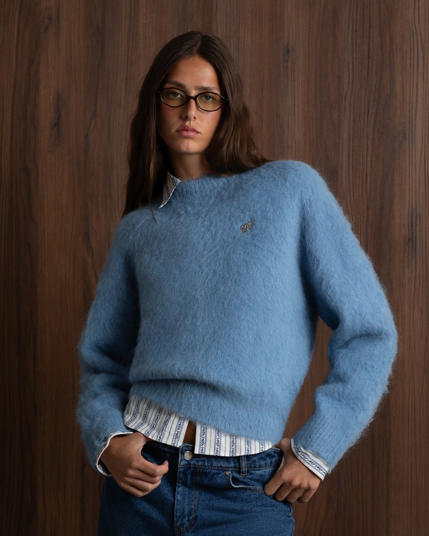 Alpaca Knit Blue