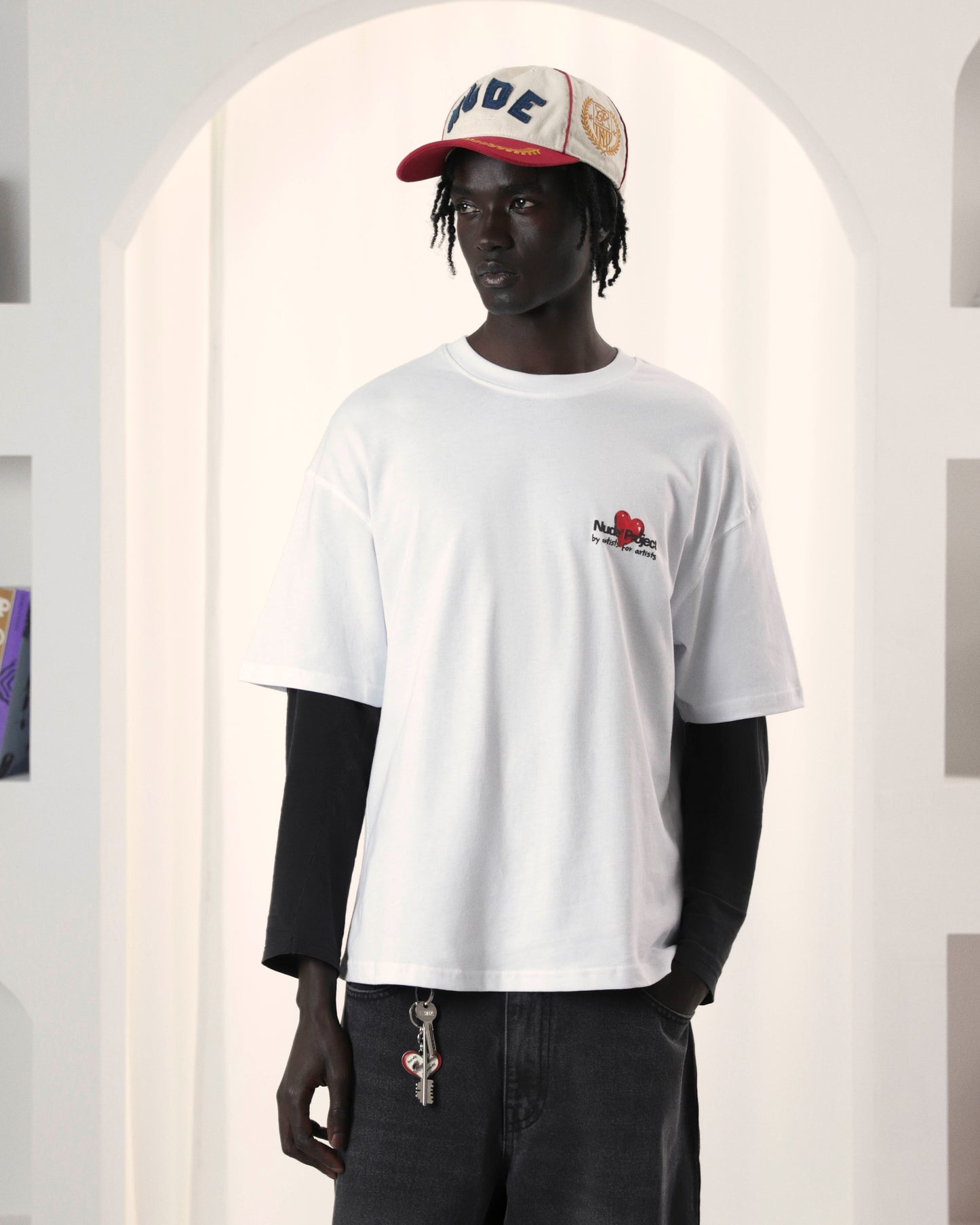 Juicy Cherry Tee White