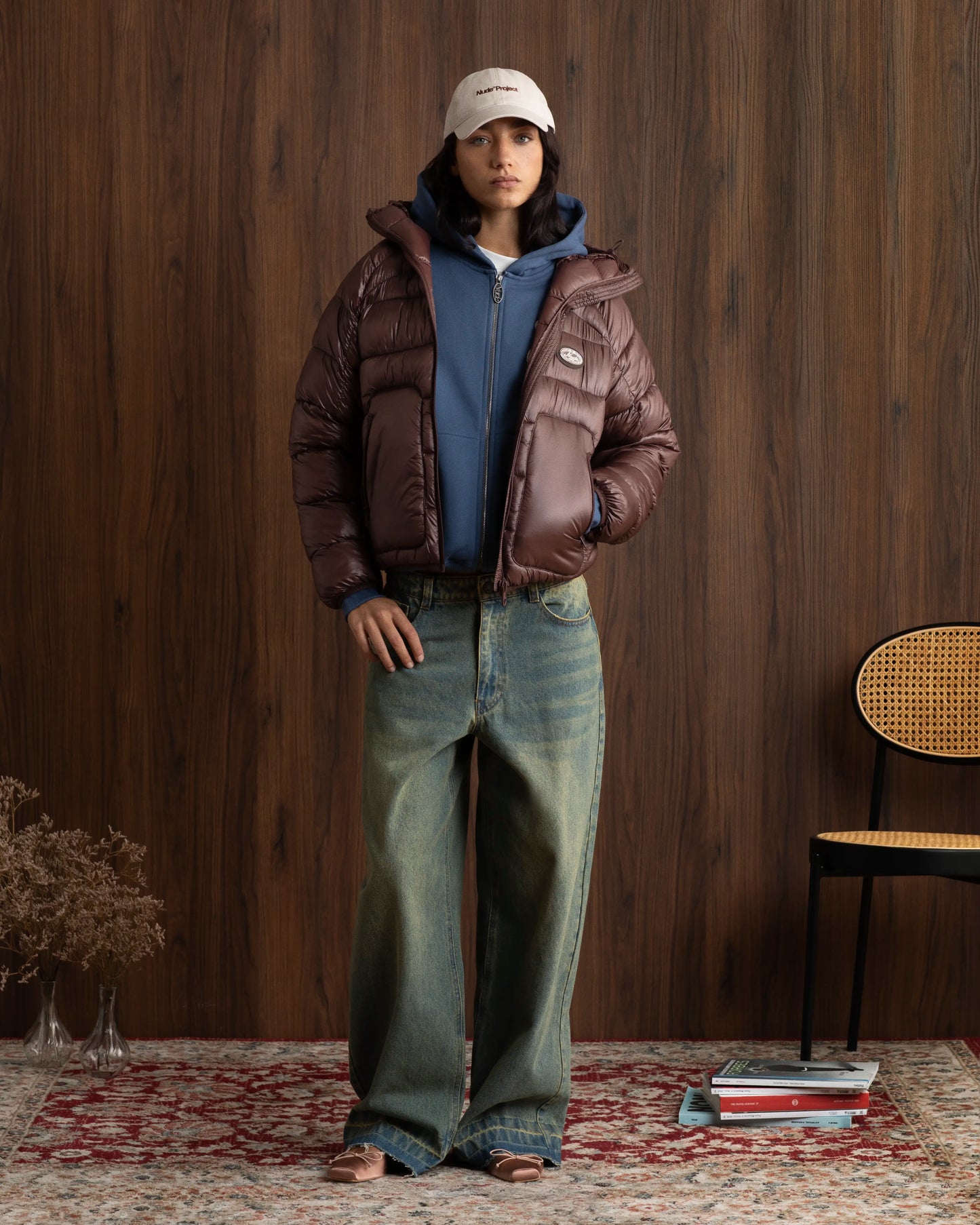 Iconic Puffer Jacket Brown