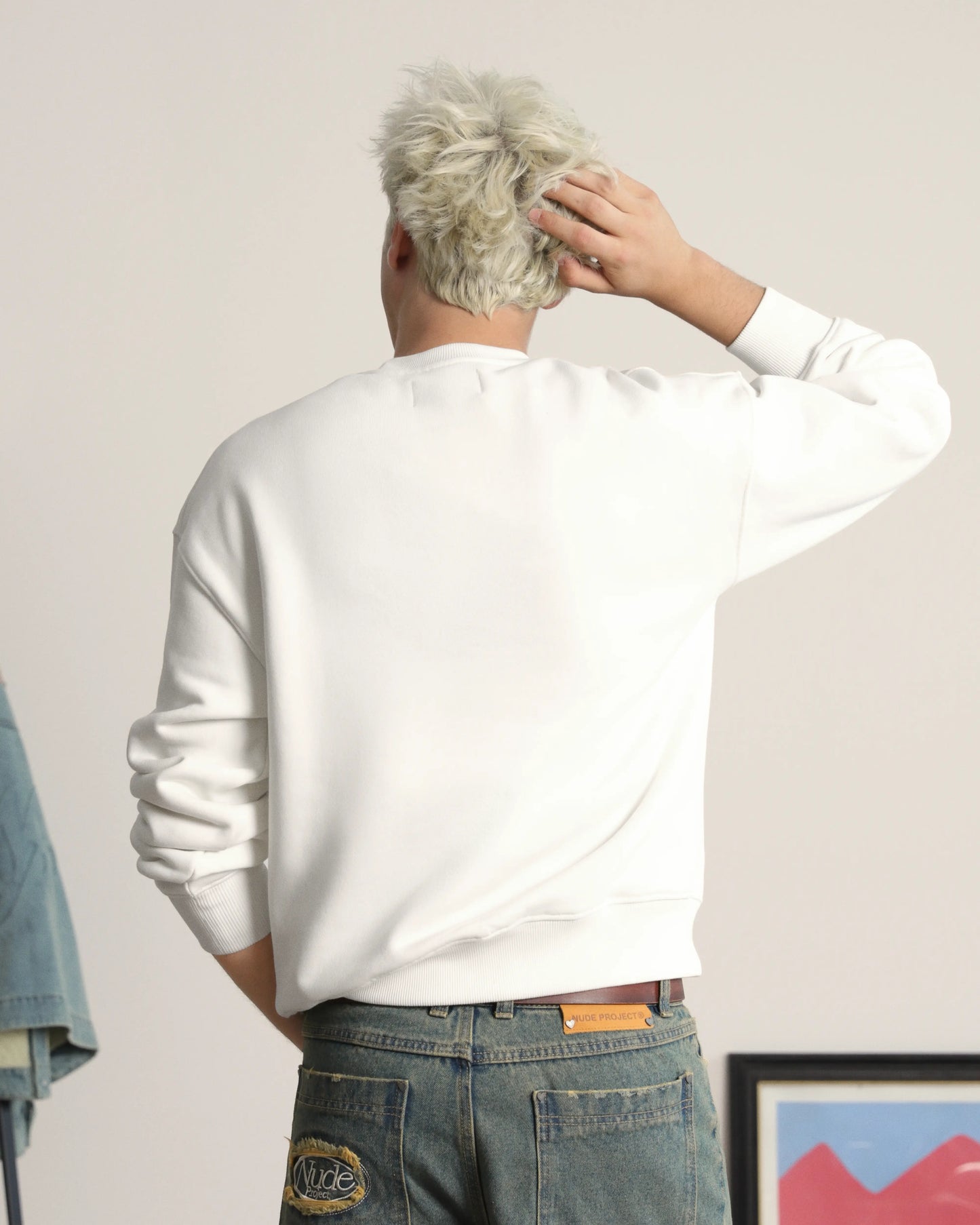 Varsity Sweatshirt Marshmallow