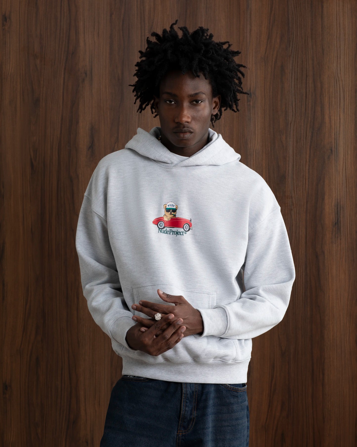 Hot Hoodie Grey Melange